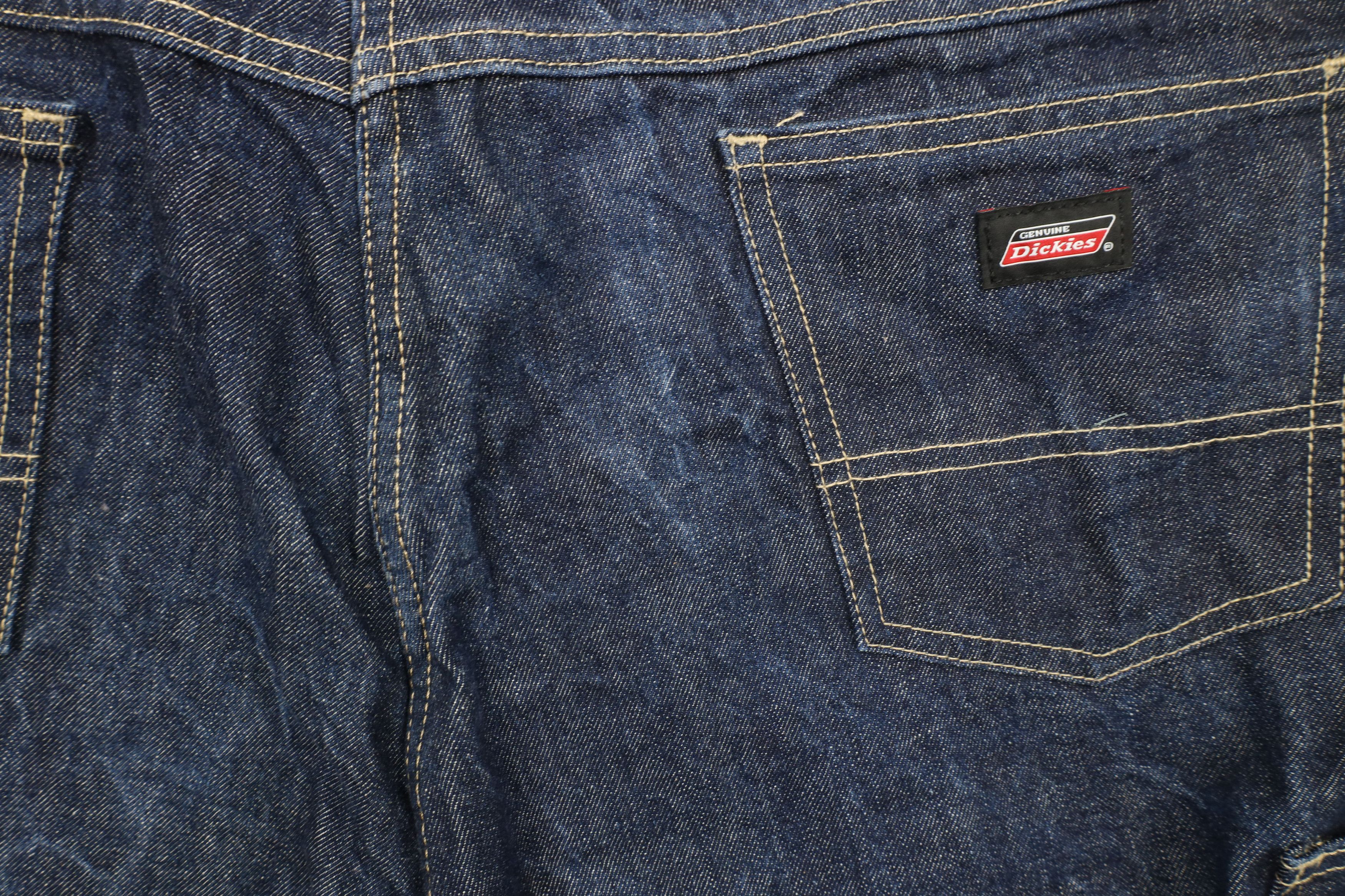 Dickies × Vintage Vintage Dickies Out Carpenter Denim Jean Shorts Jorts Indigo Size US 40 / EU 56 - 13 Thumbnail