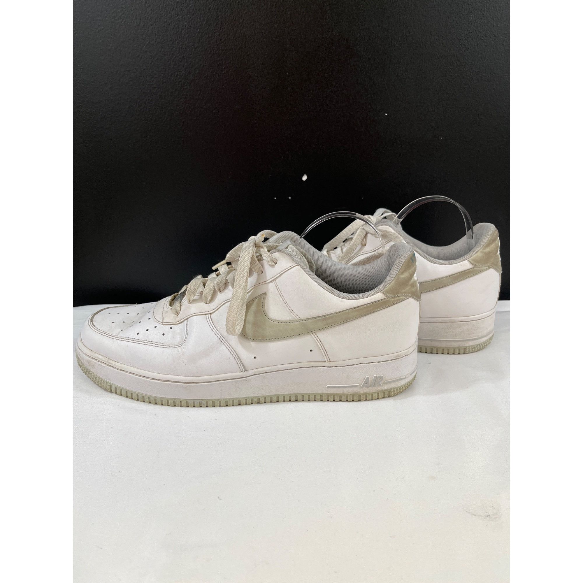 Nike Nike Air Force 1 Men's White Shoes/Sneakers Size 12.5 SKU 59 Size US 12.5 / EU 45-46 - 5 Thumbnail