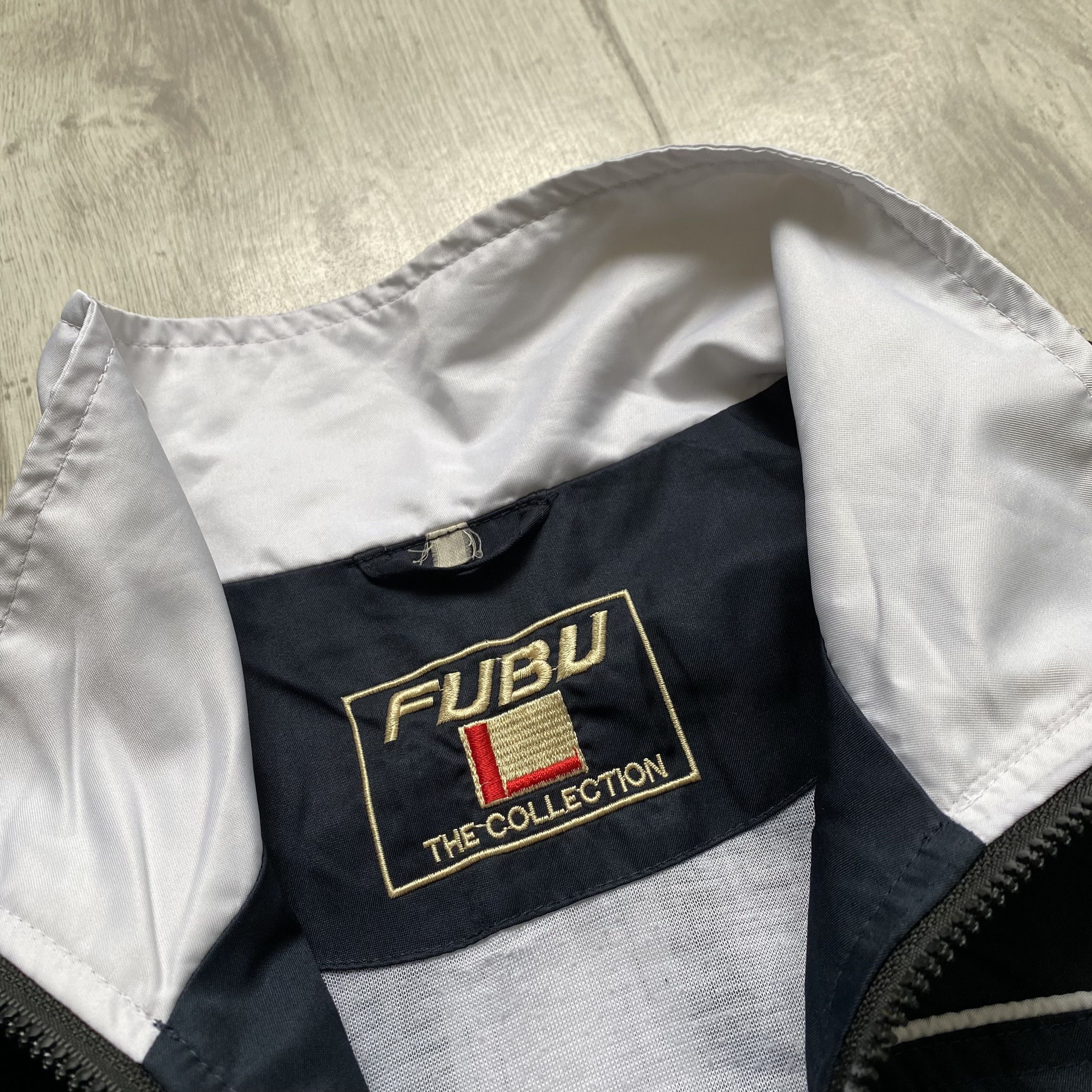 Fubu Vintage 90s Fubu Nylon track jacket Windbreaker Size US L / EU 52-54 / 3 - 7 Thumbnail