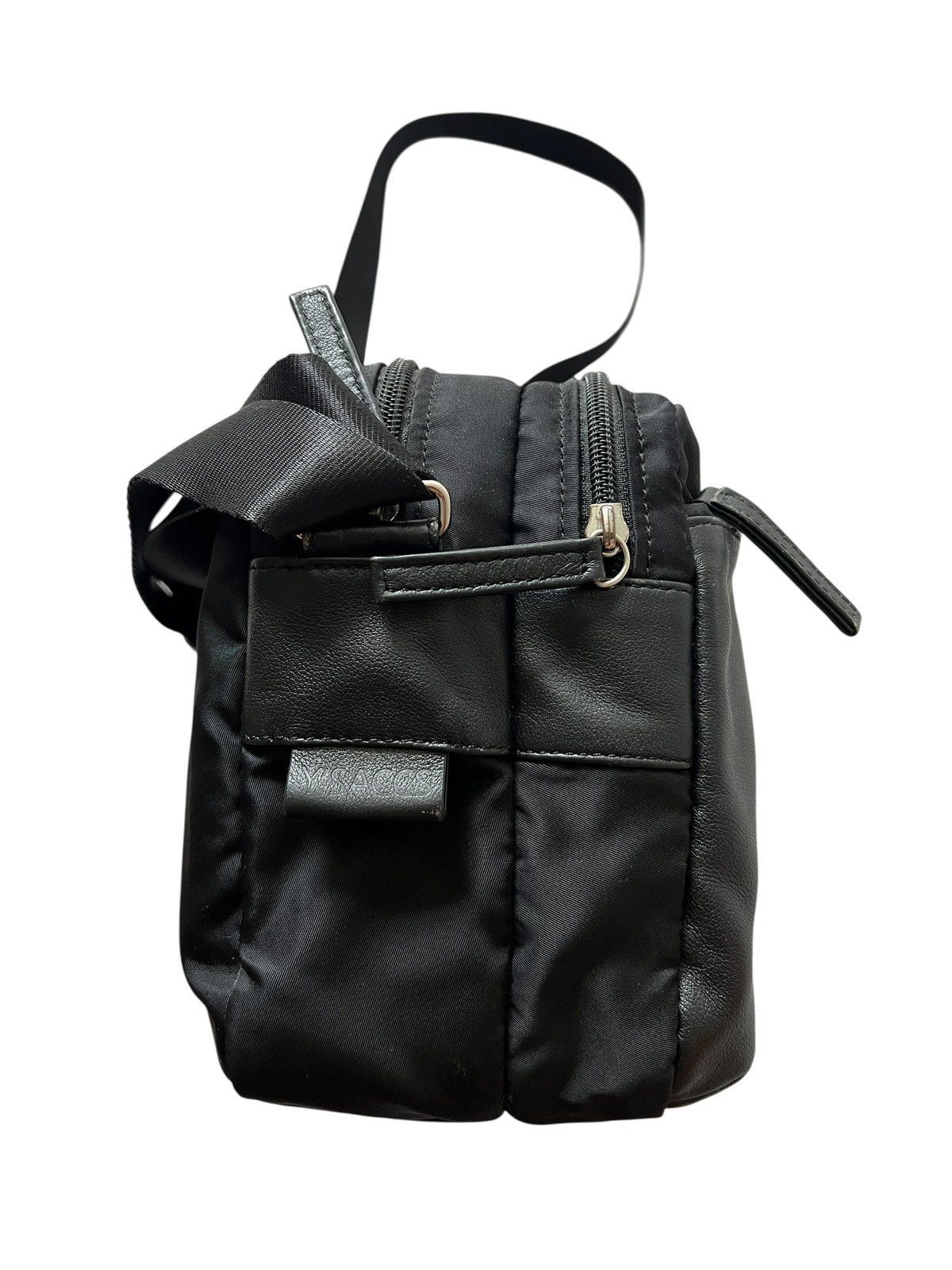 Yohji Yamamoto Yohji Yamamoto Nylon + Leather Sling Bag Size ONE SIZE - 4 Thumbnail