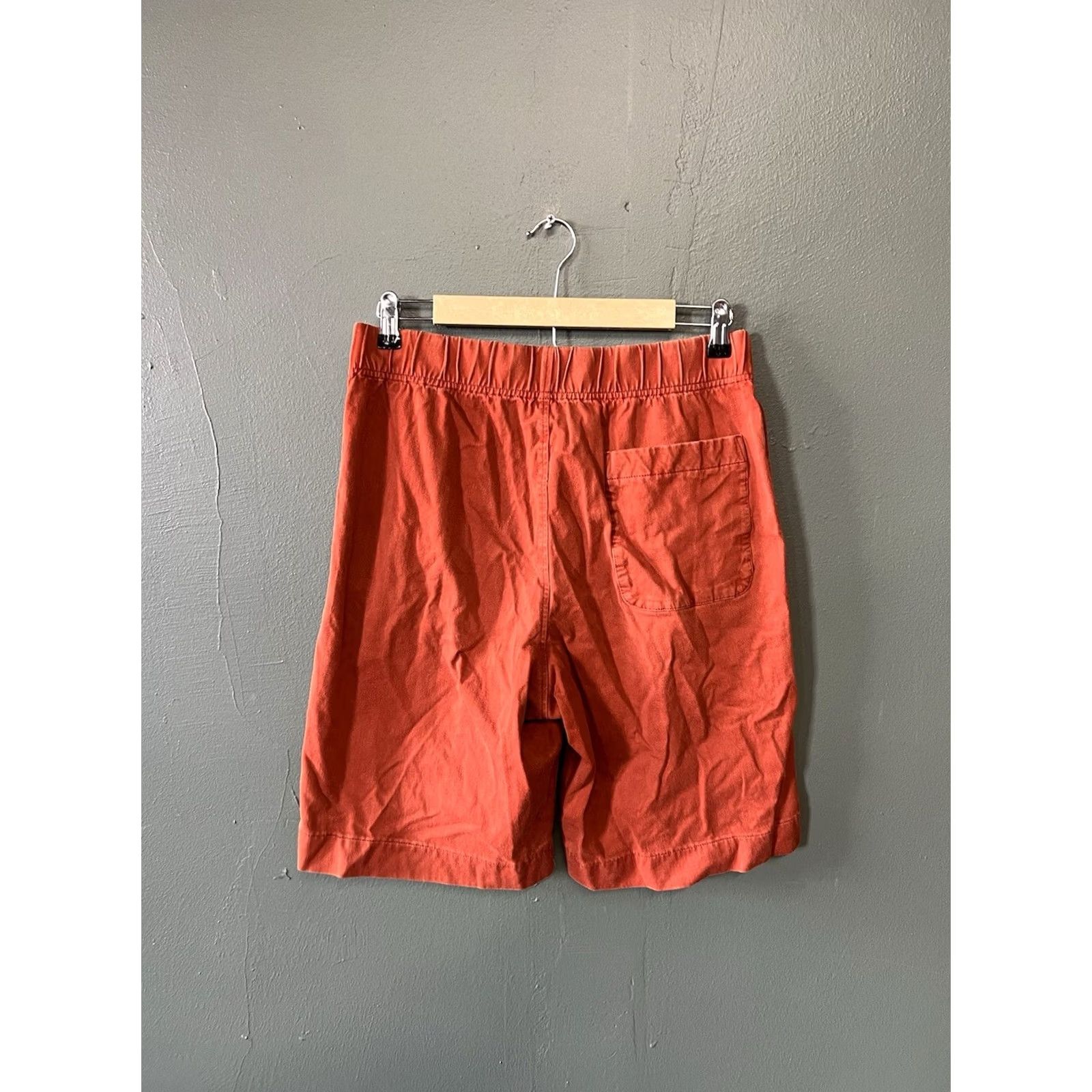 Uniqlo Uniqlo Mens Orange Chino Shorts Stretch Fit Size M Regular Size US 31 - 2 Thumbnail