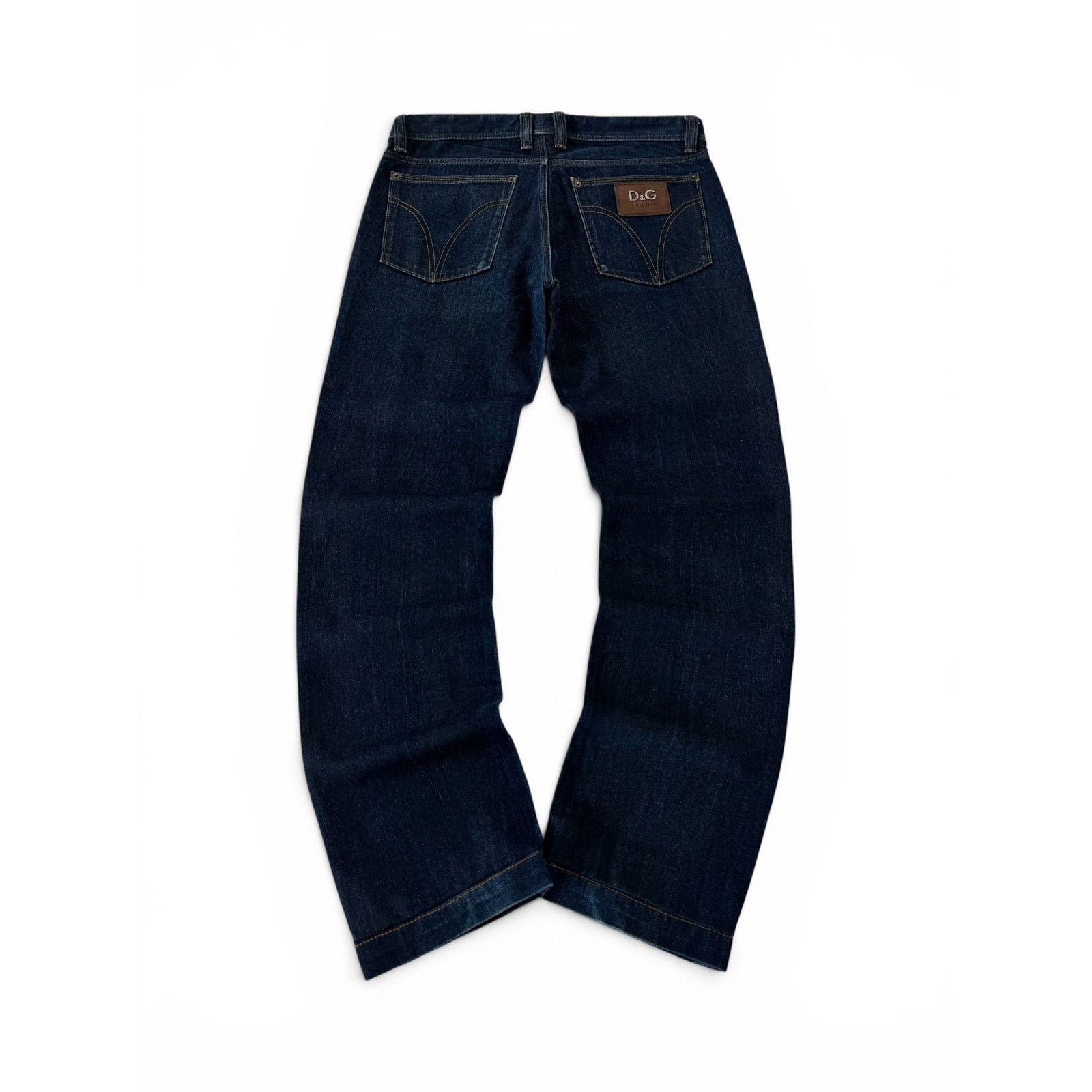Dolce & Gabbana Dolce & Gabbana Dark Navy Wash Denim Jeans Size US 31 - 1 Thumbnail