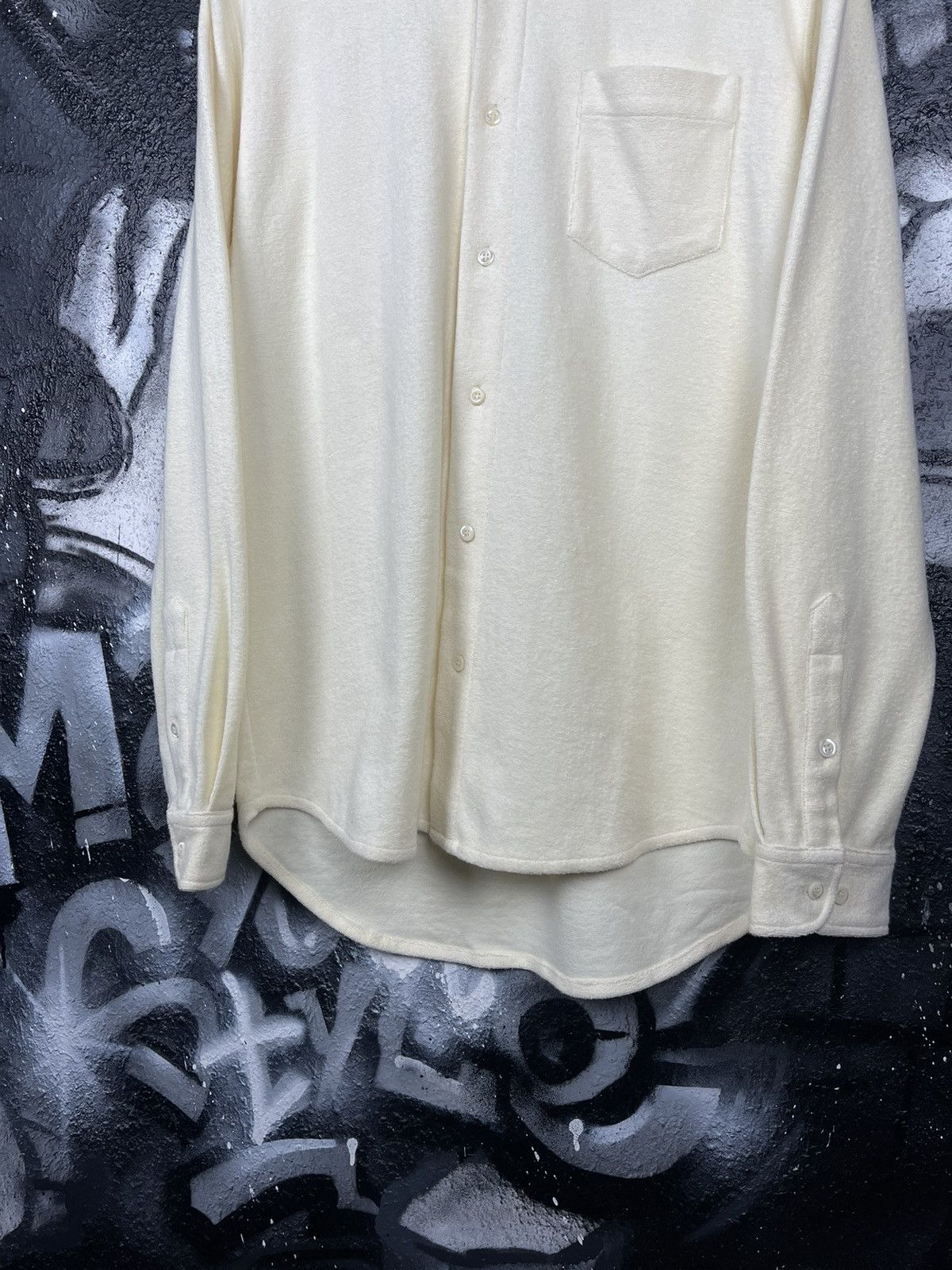 Sefr SEFR Leo Vanilla White Shirt Button Up Men’s Size M Size US M / EU 48-50 / 2 - 6 Thumbnail