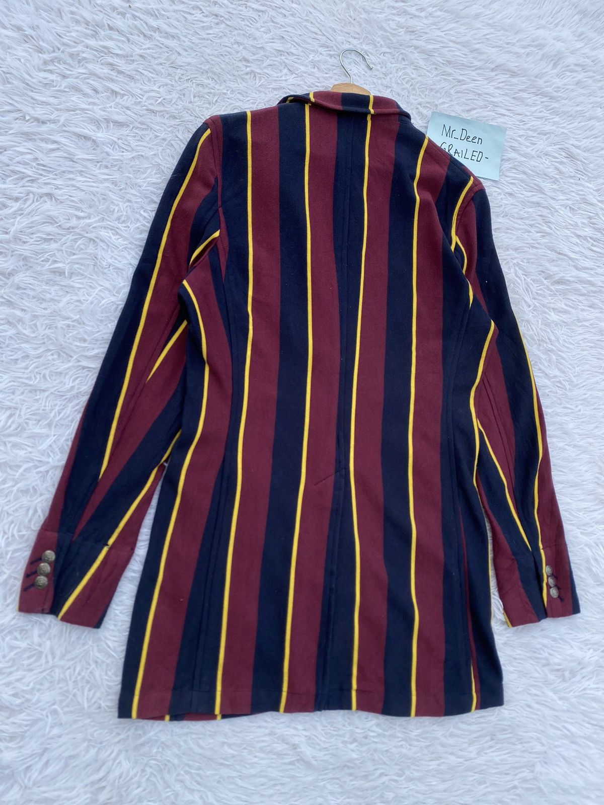 PPFM Rare Vintage PPFM Stripes Long Jacket/ Blazer Size US M / EU 48-50 / 2 - 16 Thumbnail
