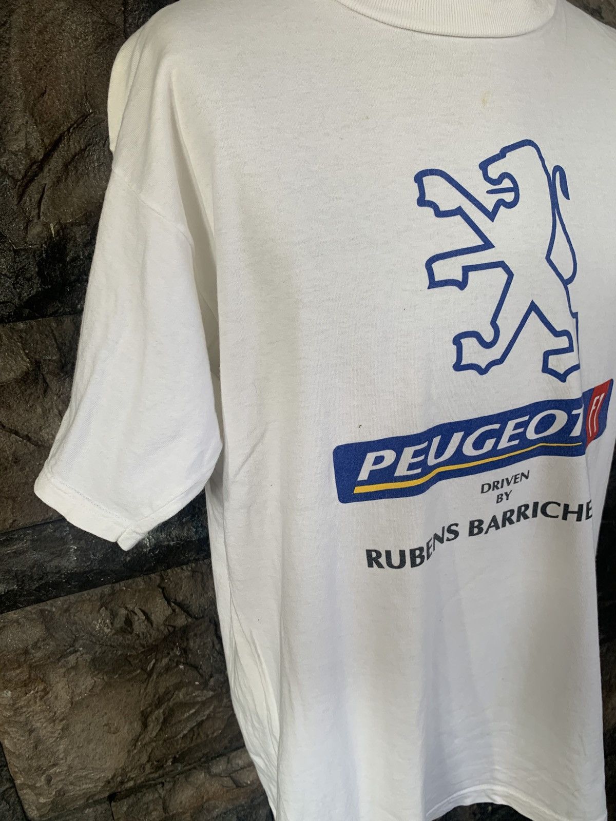 Formula 1 × Vintage Vintage 90s Rubens Barrichello Peugeot Formula 1 F1 Racing Size US L / EU 52-54 / 3 - 5 Thumbnail