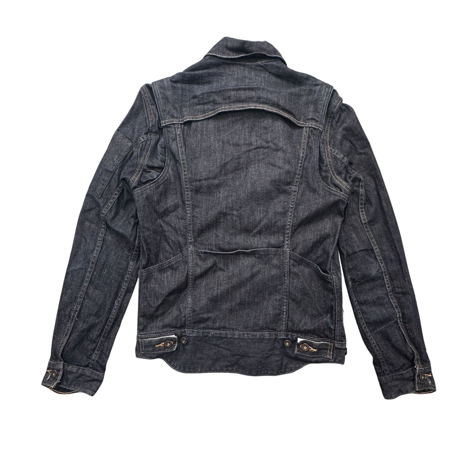 Levi's Levis Denim Jean Trucker Jacket Womens Medium Dark Blue Size M / US 6-8 / IT 42-44 - 2 Thumbnail