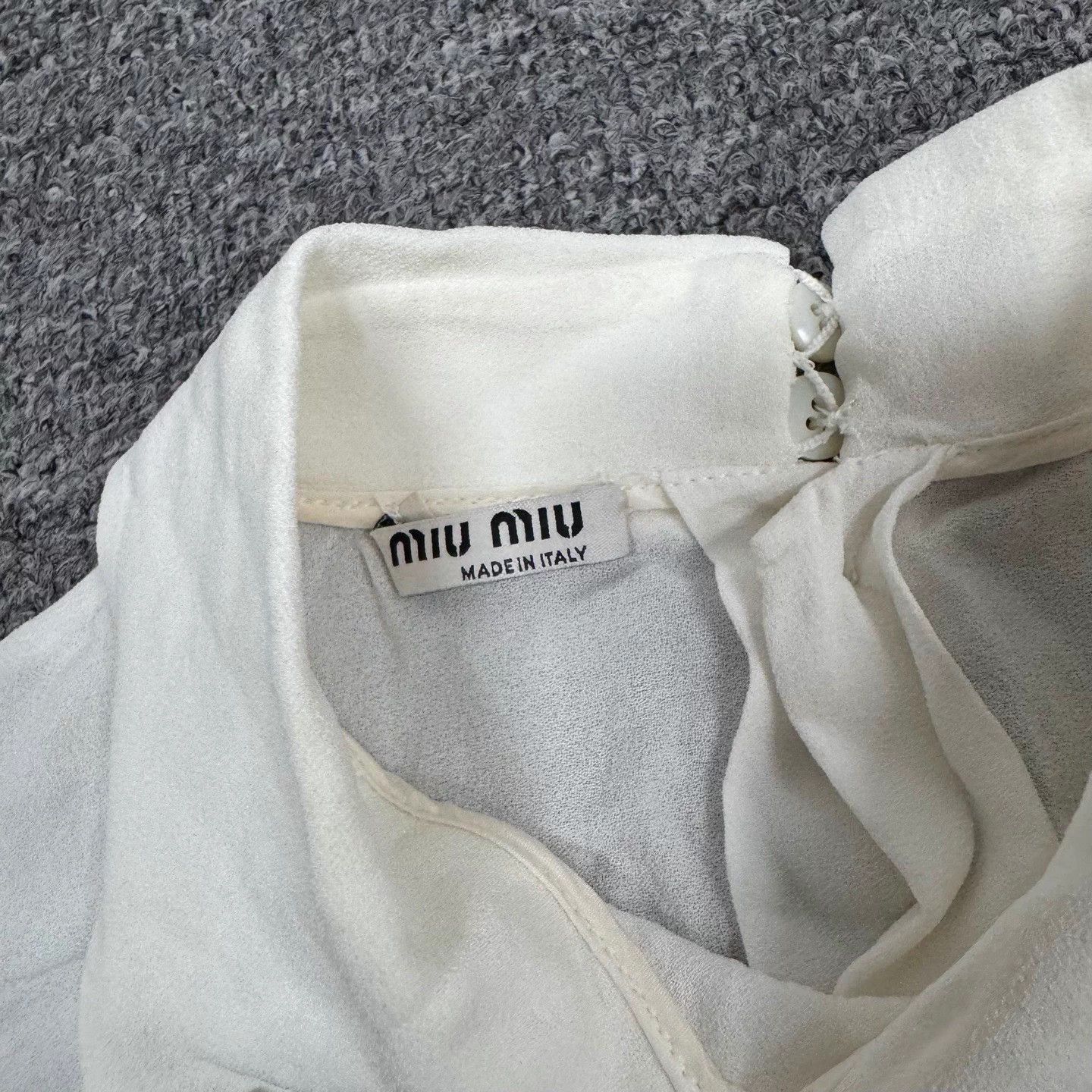 Miu Miu MIU MIU Lace Collar Short Sleeve Top 38 99New Size XS / US 0-2 / IT 36-38 - 4 Thumbnail