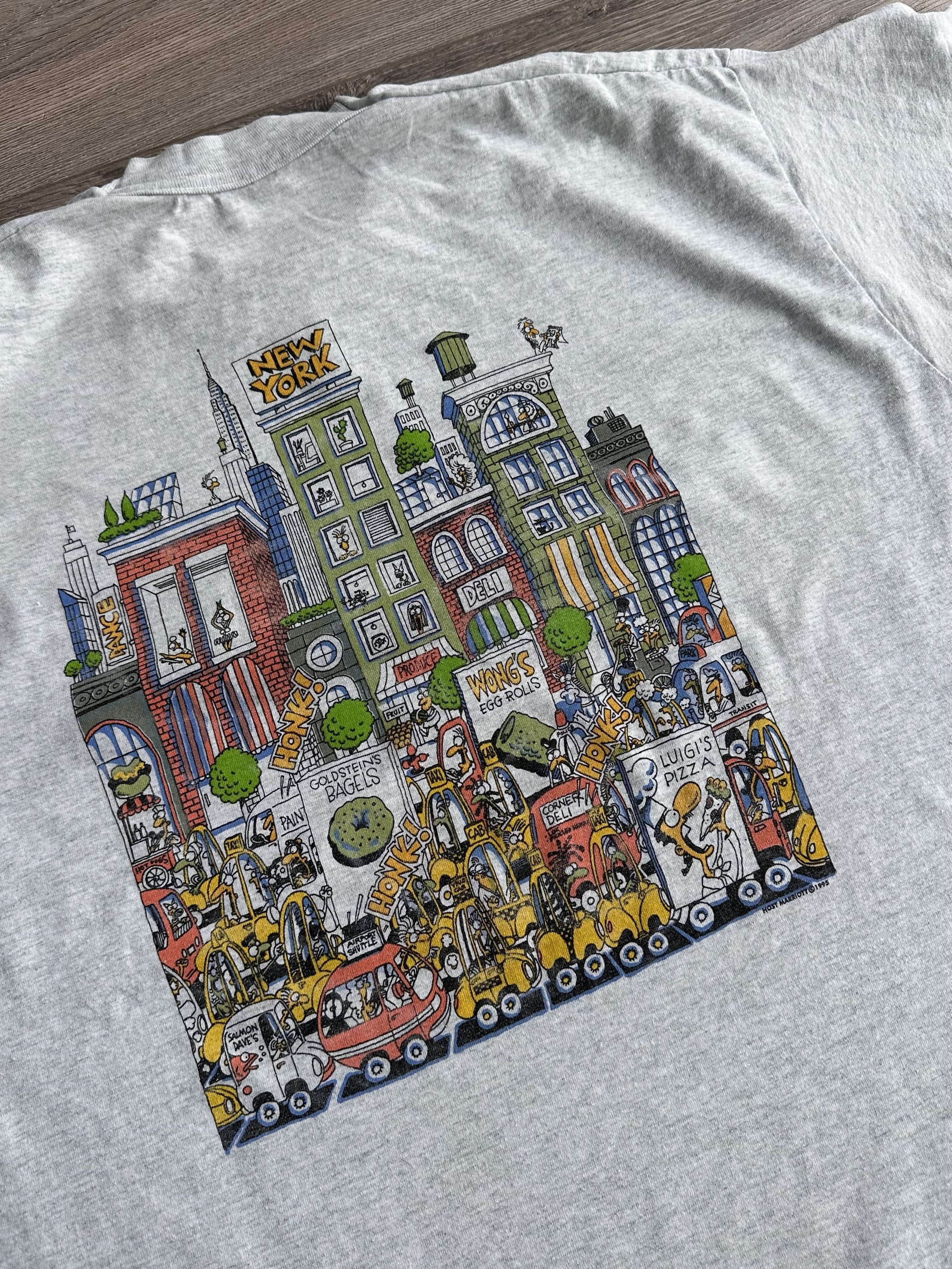 Vintage New York EMPIRE STATE BUILDING vintage t shirt Size US XL / EU 56 / 4 - 7 Thumbnail