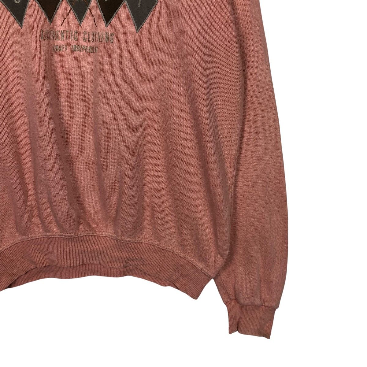 Japanese Brand 📌Vintage Sweatshirt Craft Independent Big Logo Embroidery Size US L / EU 52-54 / 3 - 5 Thumbnail