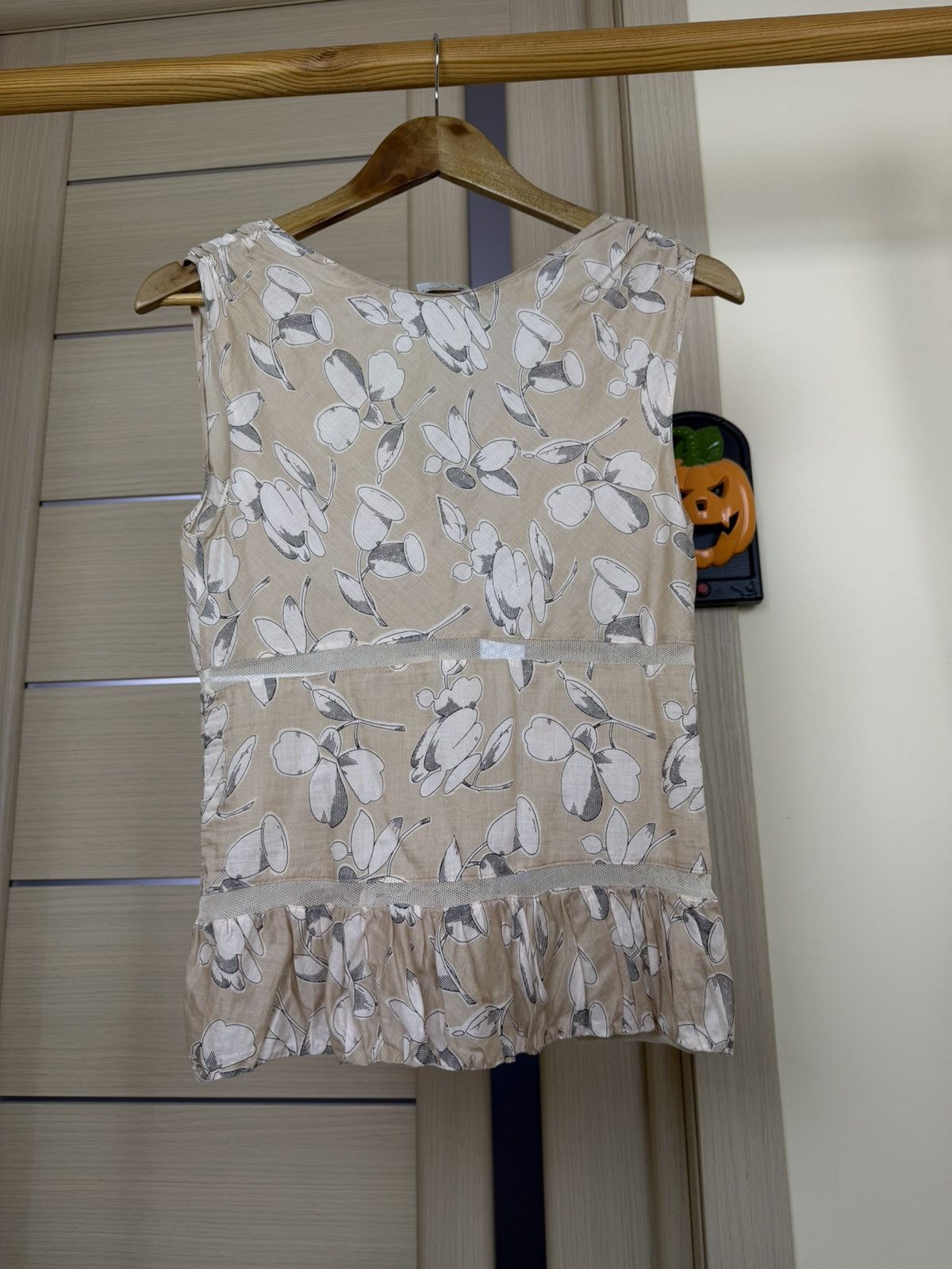 Marni Vintage Marni Floral Print Cotton Tie-Up Detail Blouse Size XS / US 0-2 / IT 36-38 - 6 Thumbnail