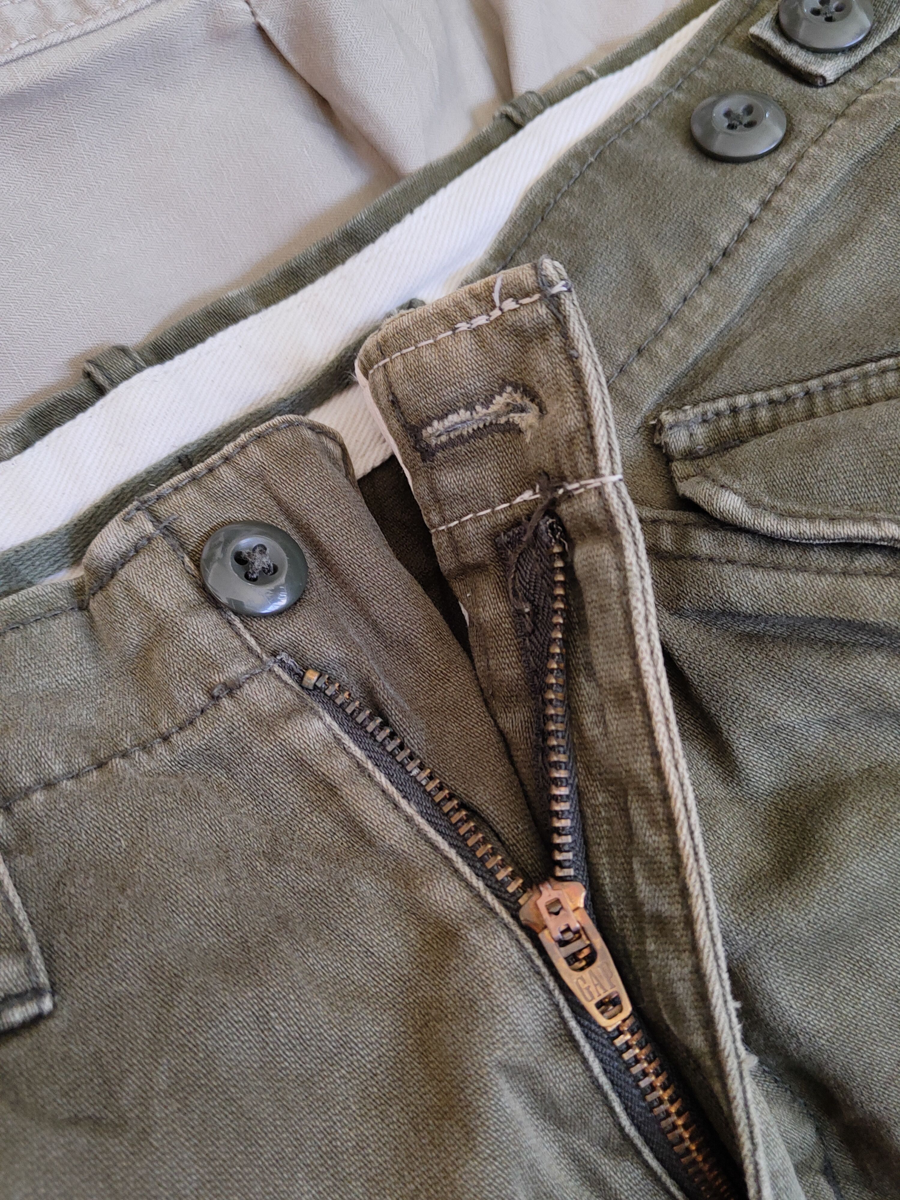Gap Gap Green Multipocket Tactical Cargo Pants #S1796 Size US 30 / EU 46 - 14 Thumbnail