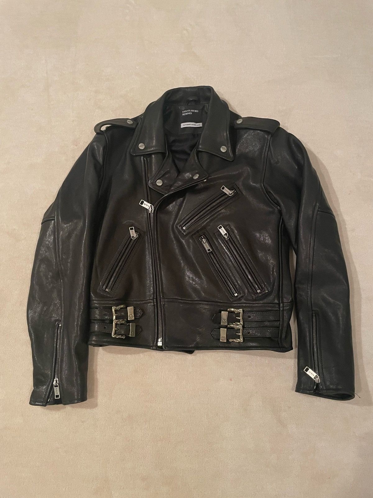 Enfants Riches Deprimes Enfants Riches Deprimes Rose Buckle Moto Jacket leather Size US L / EU 52-54 / 3 - 1 Thumbnail