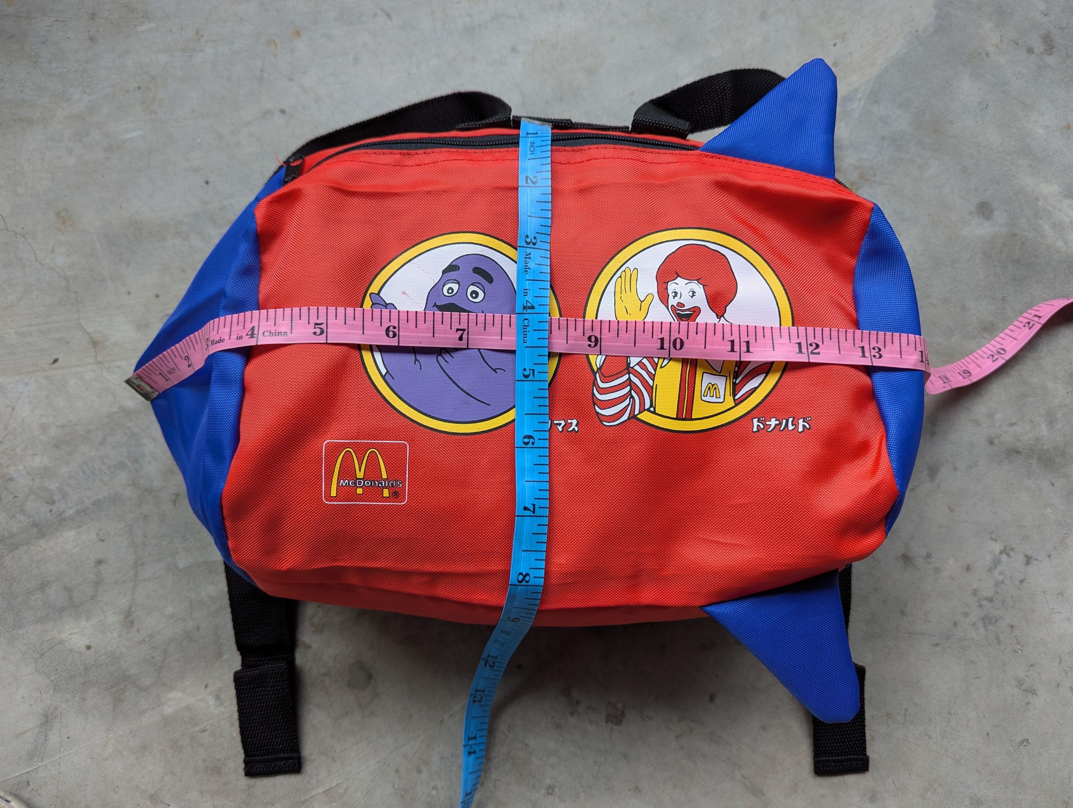 Vintage MCD McDonald's Grimace & Ronald Rocket Bag Size ONE SIZE - 5 Thumbnail