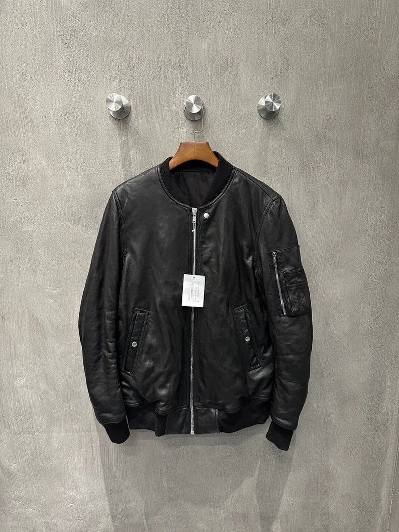 Rick Owens Rick Owens Leather Bomber Jacket-2506 Size US L / EU 52-54 / 3 - 1 Thumbnail
