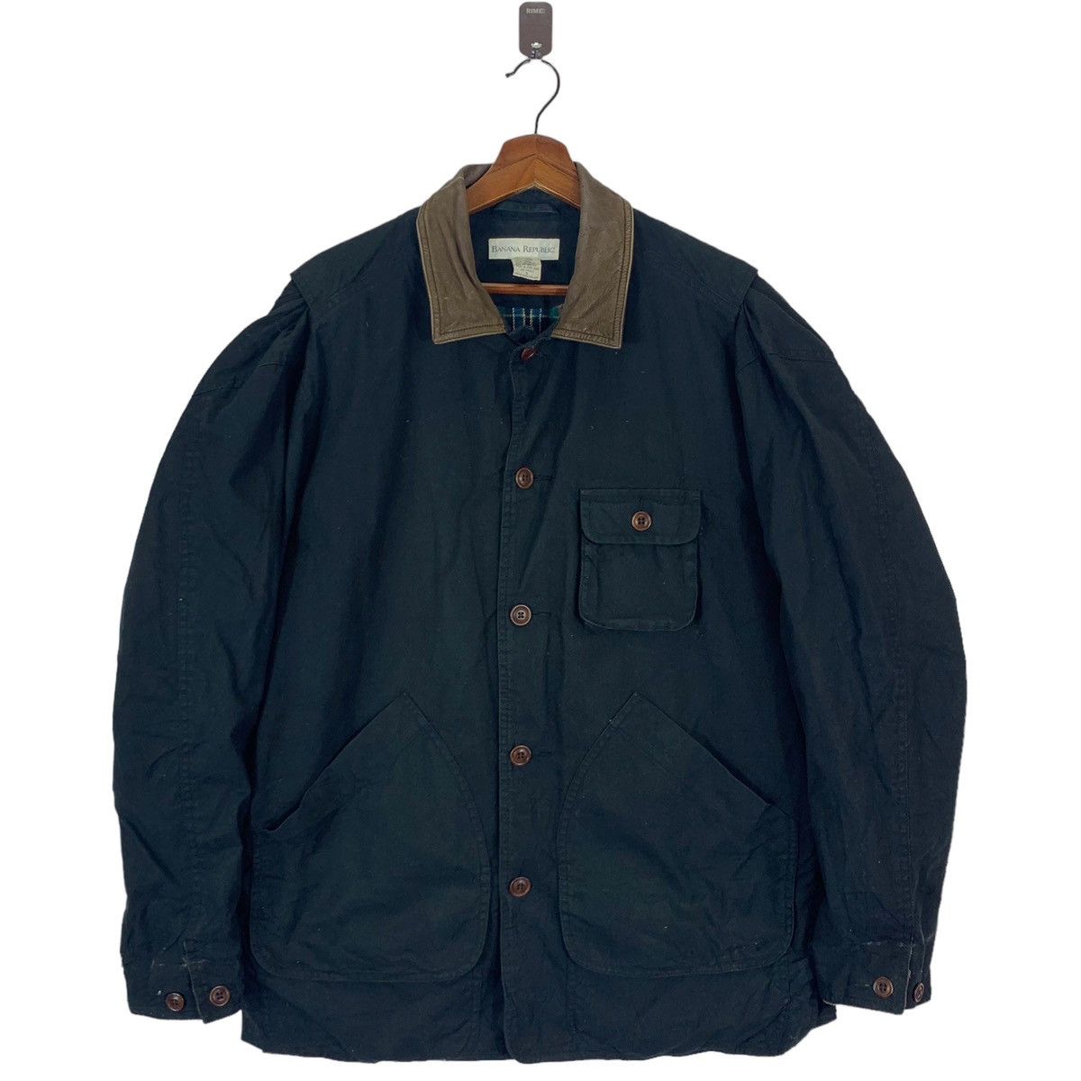 Other VINTAGE BANANA REPUBLIC DENIM COTTON BUTTON JACKET Size US S / EU 44-46 / 1 - 1 Thumbnail