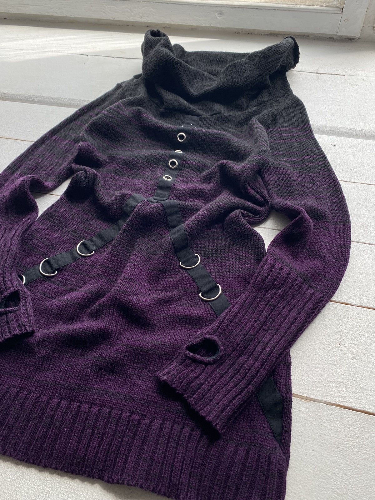 Japanese Brand × Vintage 🔥Gothic Opium Bondage Japanese Punk emo goth Dress Sweater Size S / US 4 / IT 40 - 3 Thumbnail