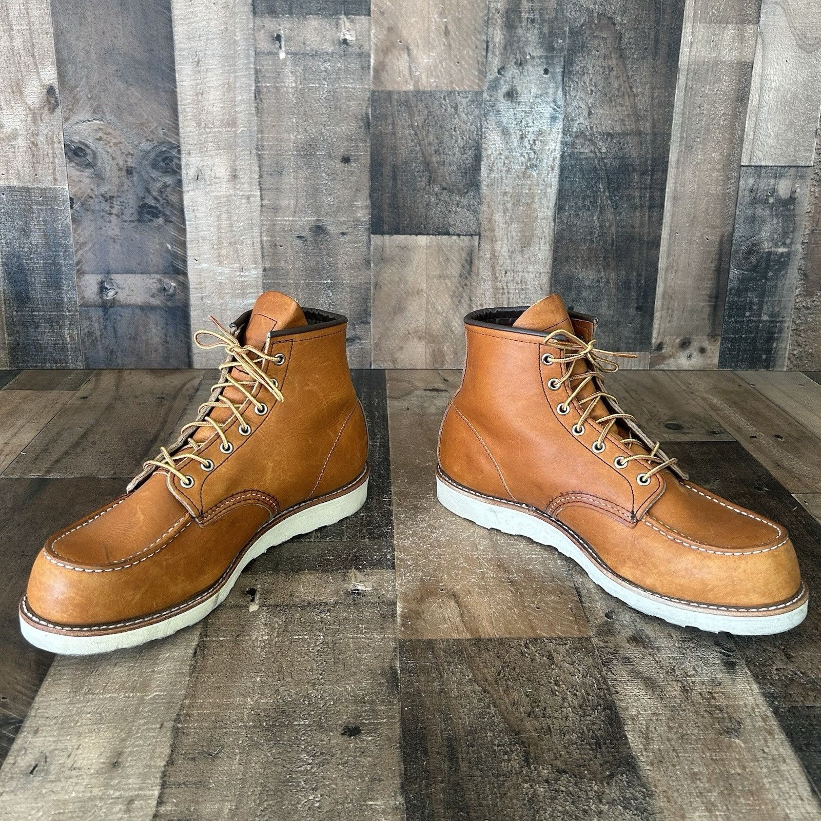 Red Wing Red Wing 875 Moc Toe Work Boots Mens 12 EE Size US 12 / EU 45 - 4 Thumbnail