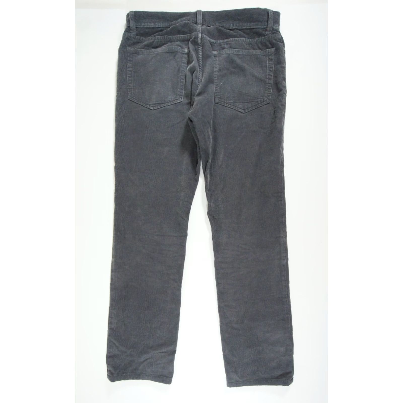J.Crew J.Crew The Sutton Corduroy Pants Men 31x30 Gray Adult Regular Straight 5-Pocket Denim Chino Workwear Casual Belt Loops Slim Fit Mens Size US 31 - 5 Thumbnail