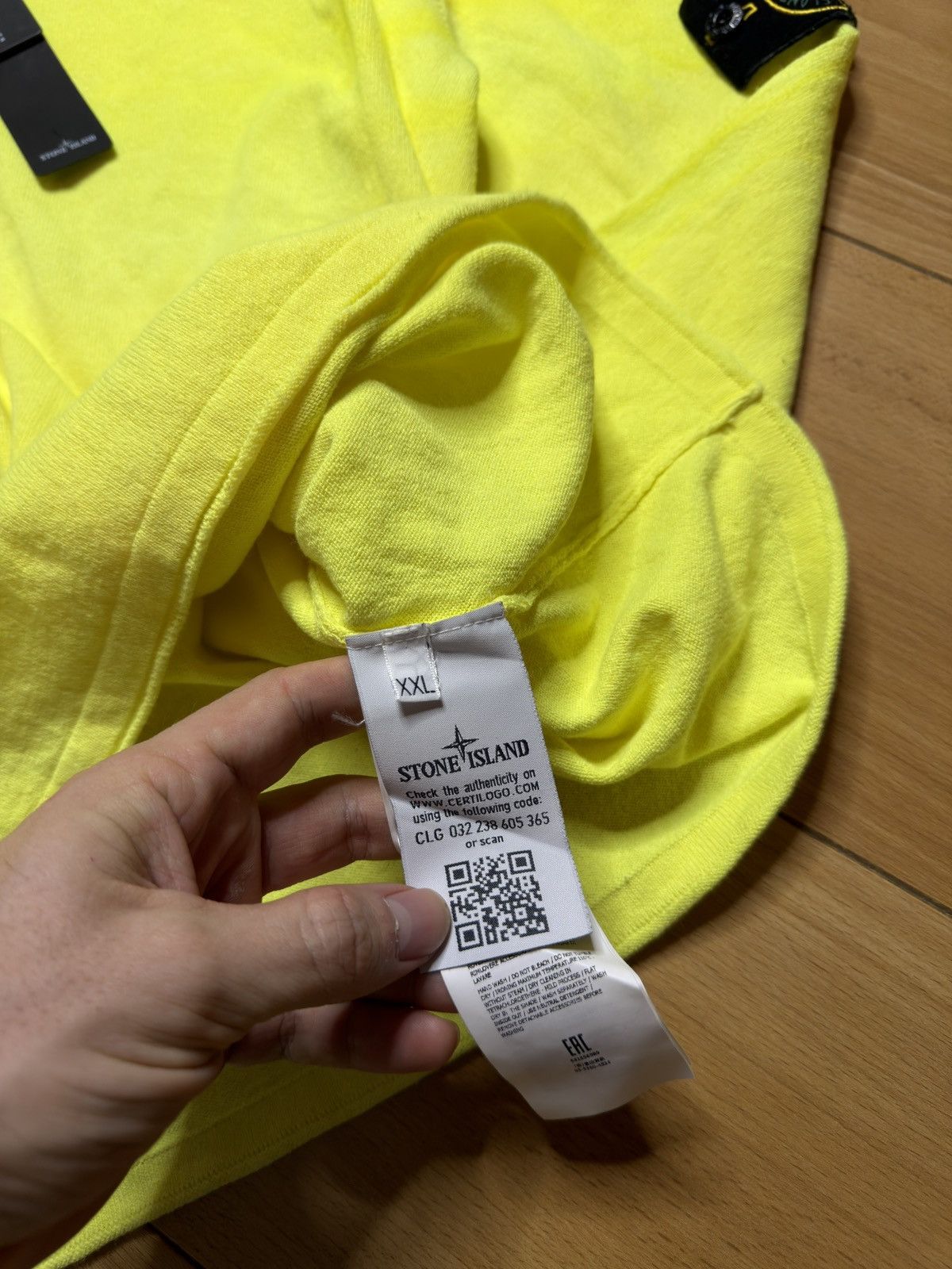 Stone Island Stone island new lime long sleeve Size US XL / EU 56 / 4 - 10 Thumbnail