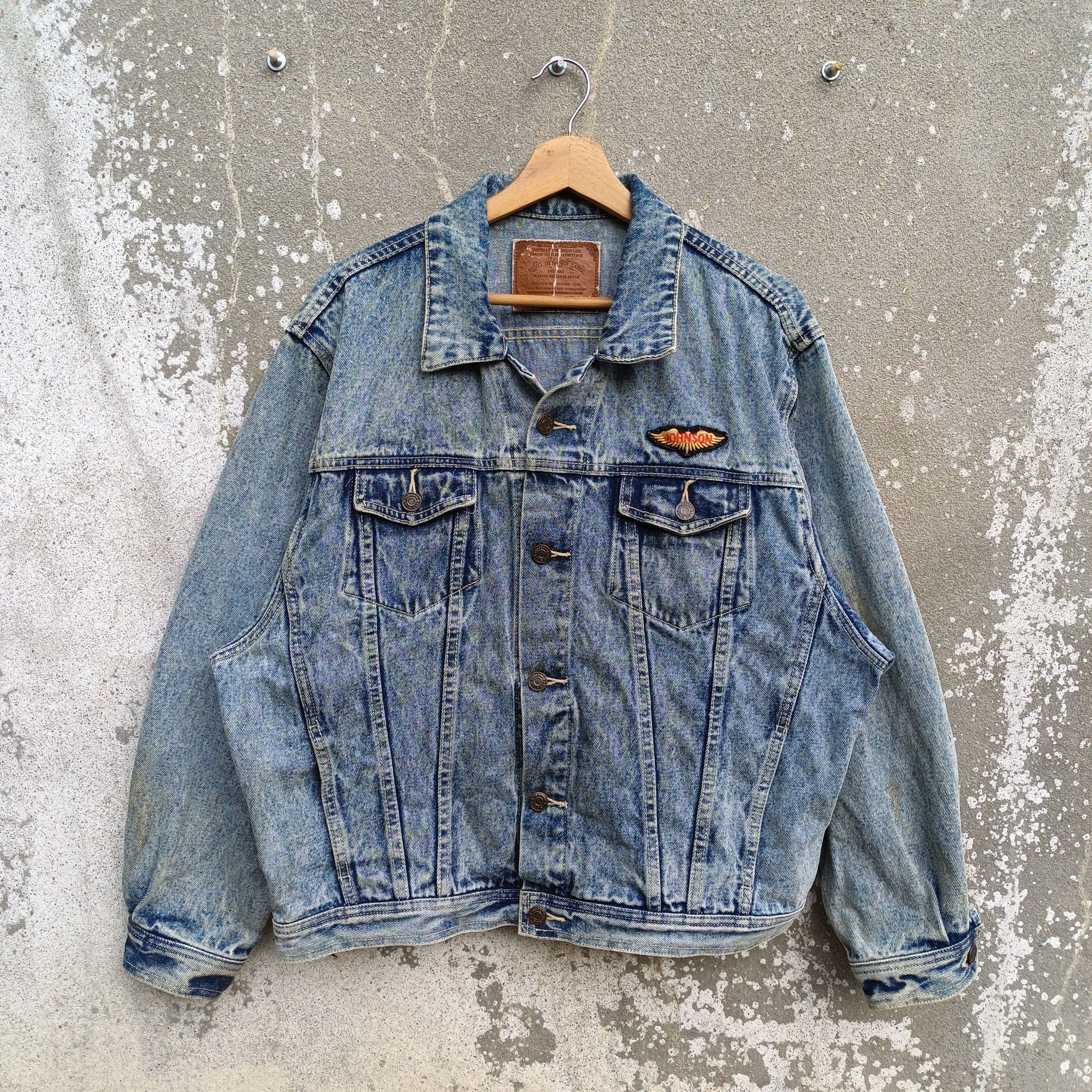 Vintage 90s Johnson Denim Trucker Jacket