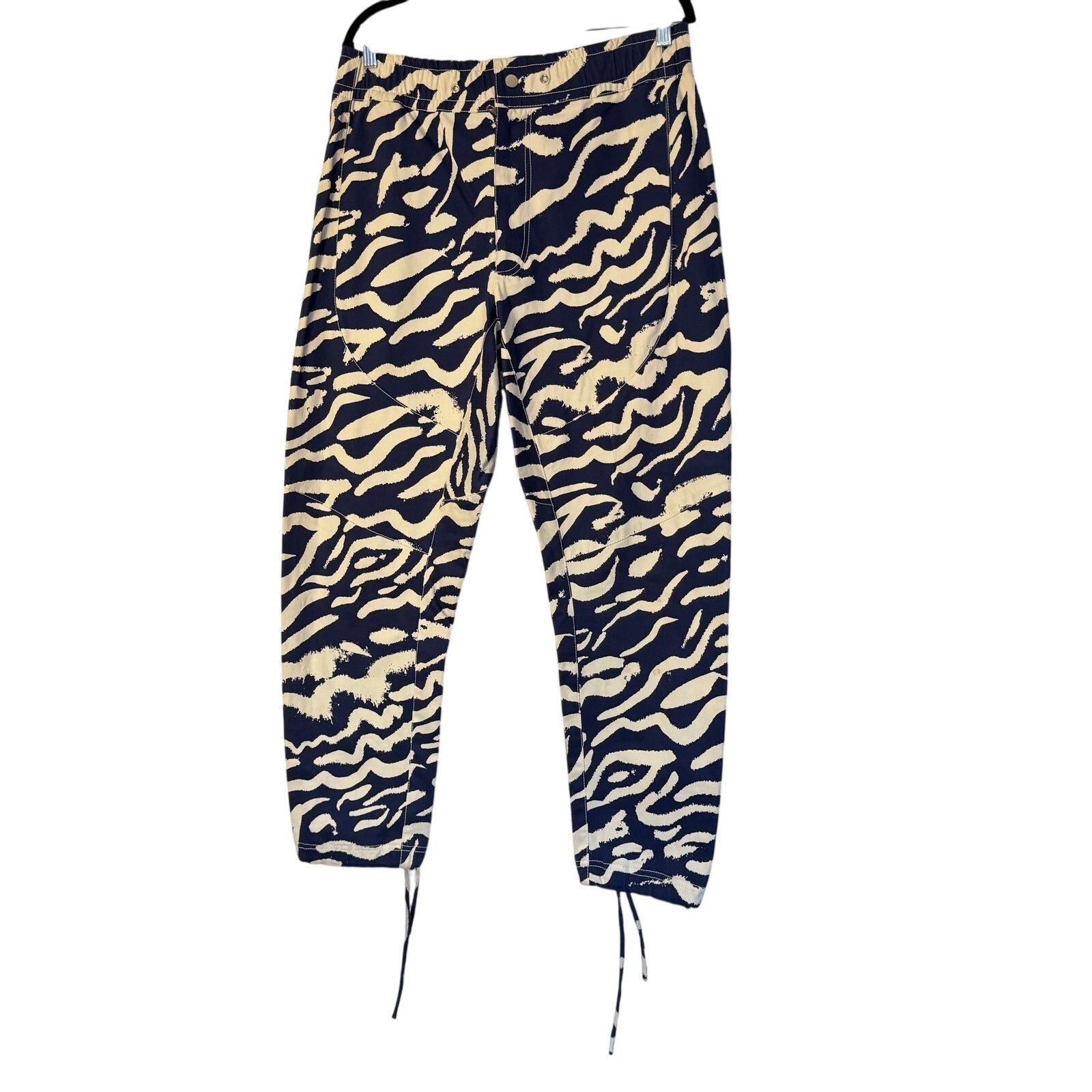 Prabal Gurung Prabal Gurung Pre-Fall 2019 Zebra-Print Silk Pants Size US 32 / EU 48 - 1 Thumbnail
