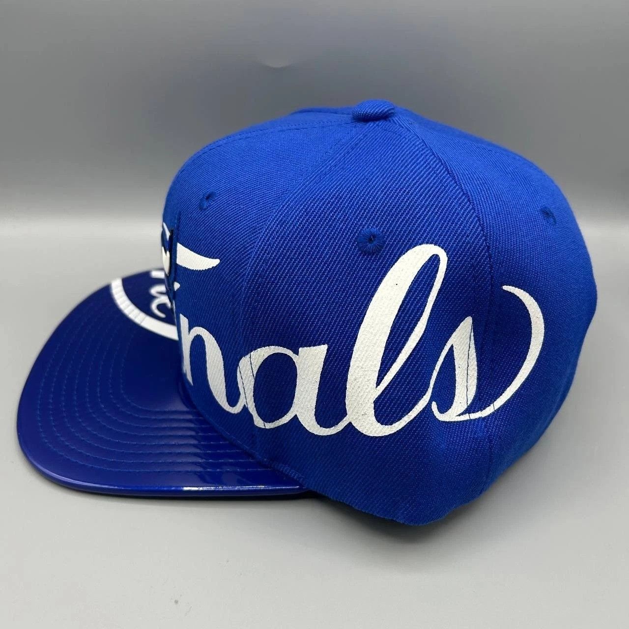 Mitchell & Ness Chicago Bulls NBA Hat Men Blue The Finals Snap Back Cap Size ONE SIZE - 7 Thumbnail