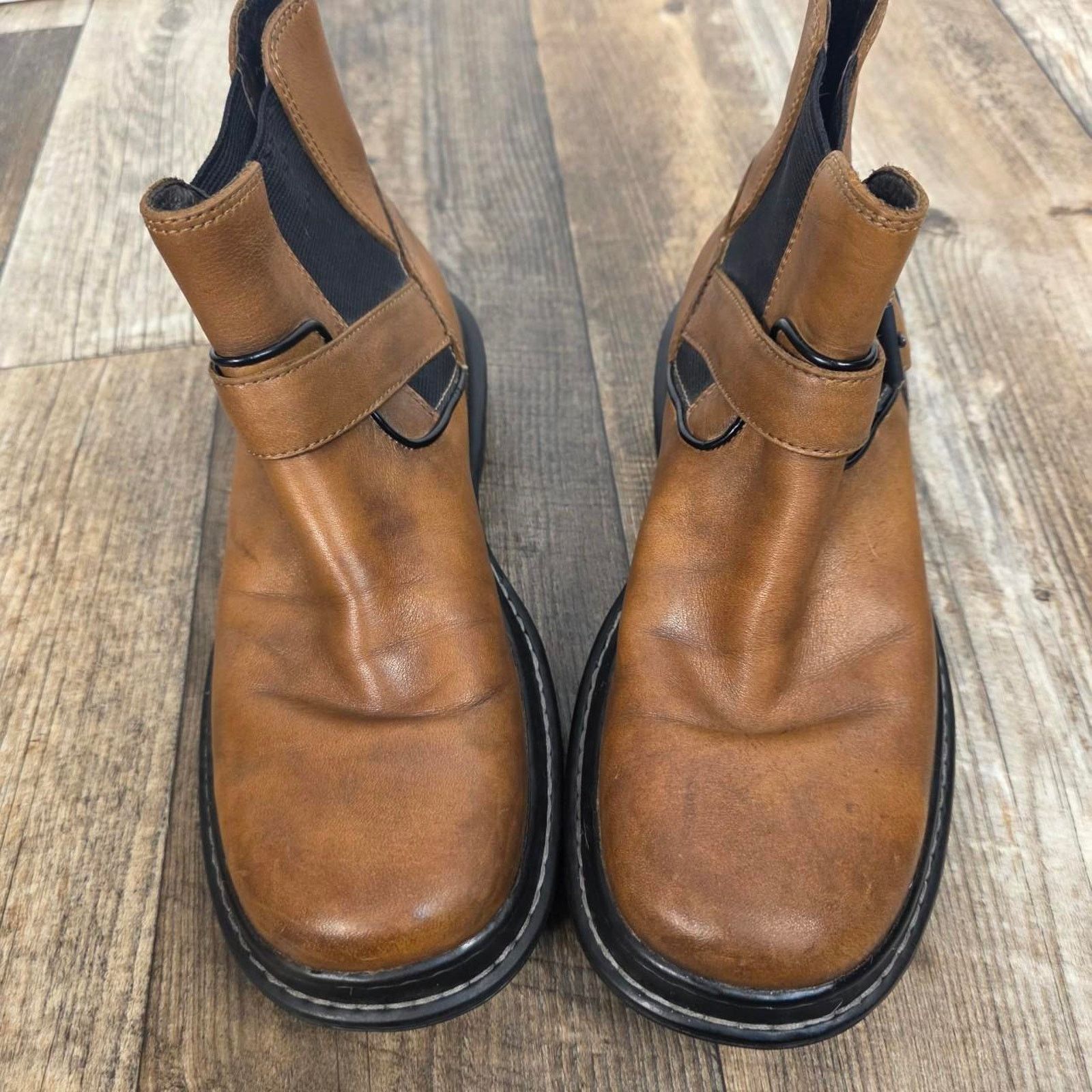 Kenneth Cole Kenneth Cole Reaction Brown Leather Chelsea Boots Buckle Size US 8 / EU 41 - 7 Thumbnail