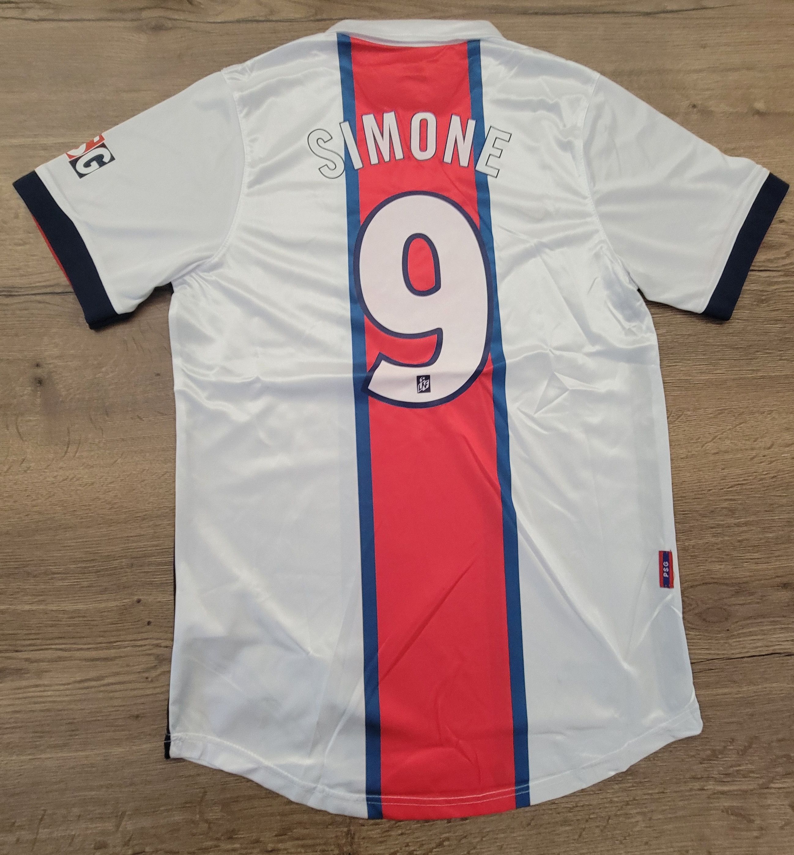 Other Simone 9 Paris SG 1998-99 Vintage Soccer Jersey Trikot Size US L / EU 52-54 / 3 - 1 Thumbnail