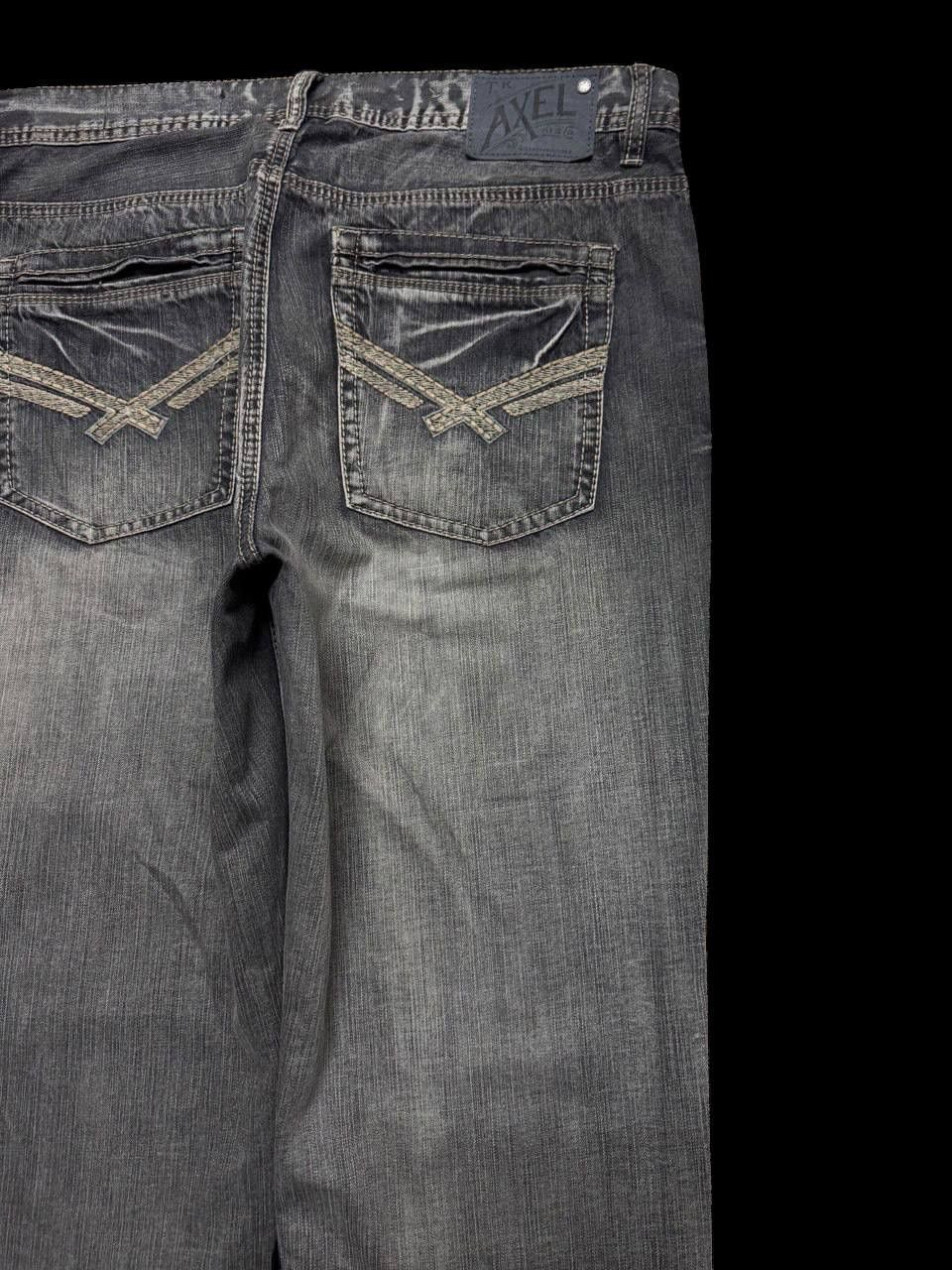 Japanese Brand BAGGY - Waist 37 Axel 🇯🇵 Mudwash Sick Style Distressed Jeans Size US 37 - 14 Thumbnail