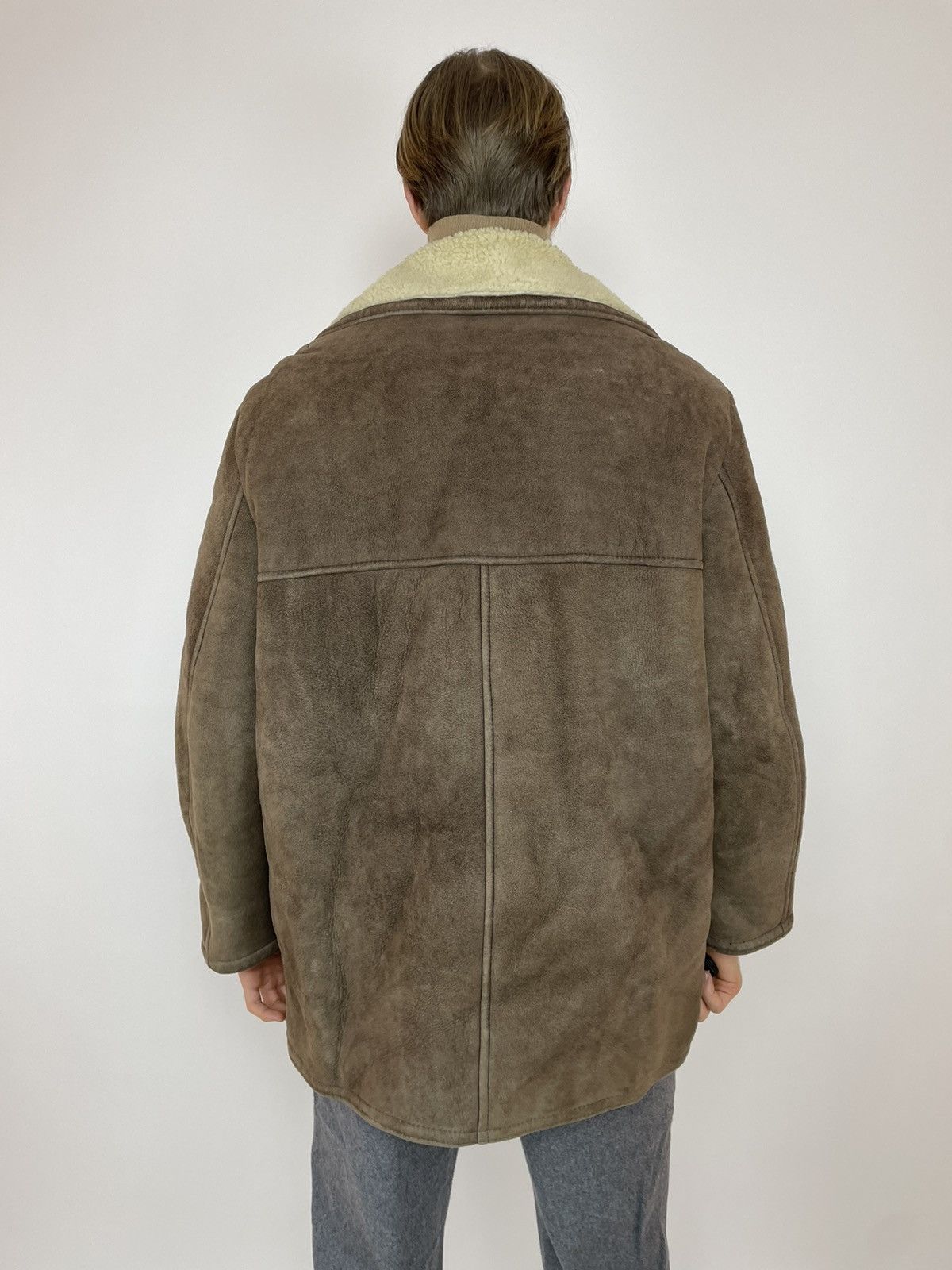 Other antartex Vintage SHEEPSKIN Coat made In Scotland size M-L Size US L / EU 52-54 / 3 - 9 Thumbnail