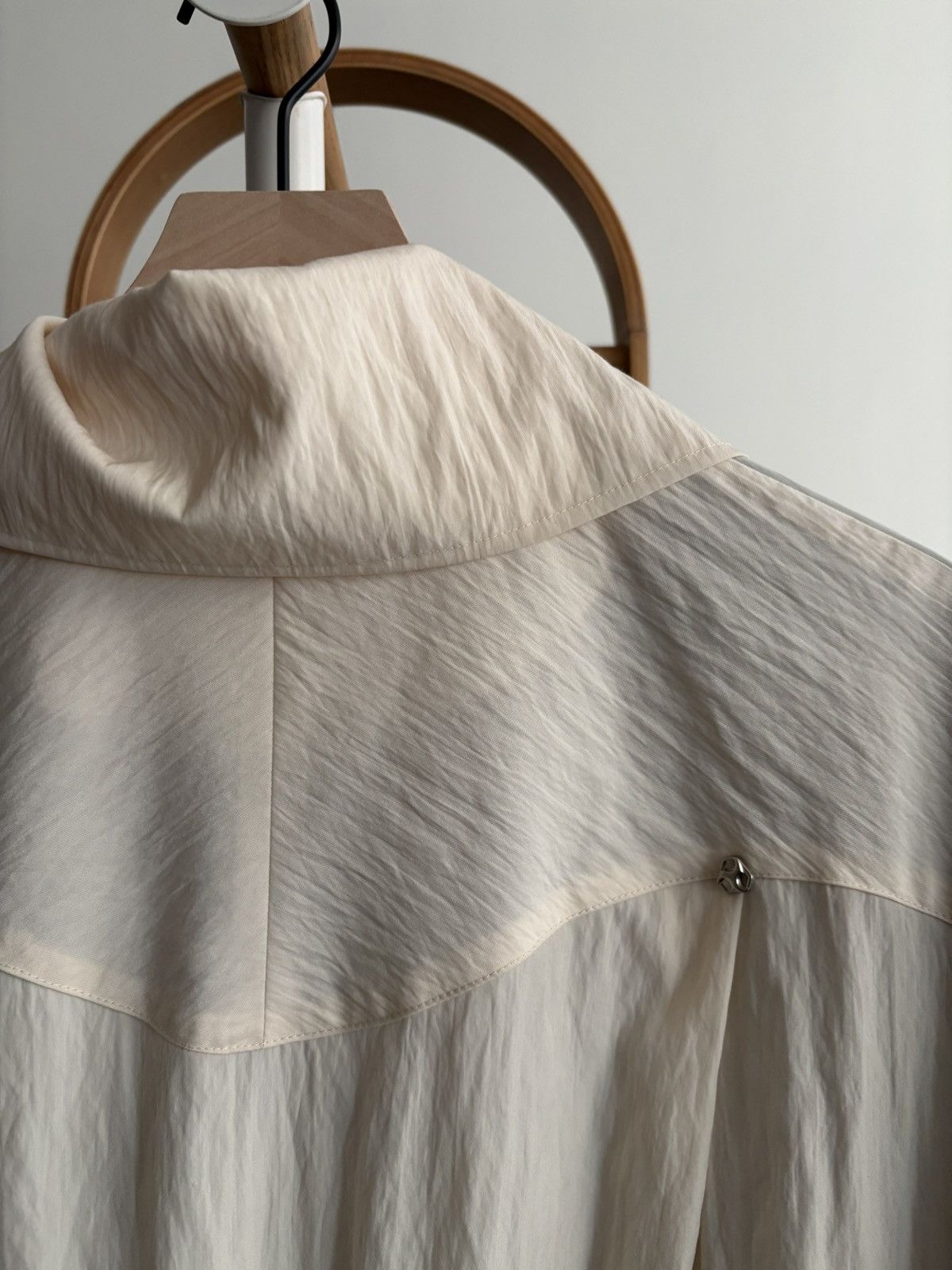 CMMAWEAR cmmawear limestone funnel-neck track jacket Size US M / EU 48-50 / 2 - 3 Thumbnail