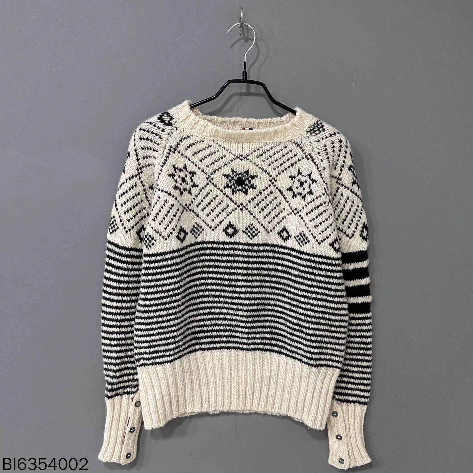 Thom Browne Thom Browne Fair Isle Knit Sweater Size US M / EU 48-50 / 2 - 1 Thumbnail