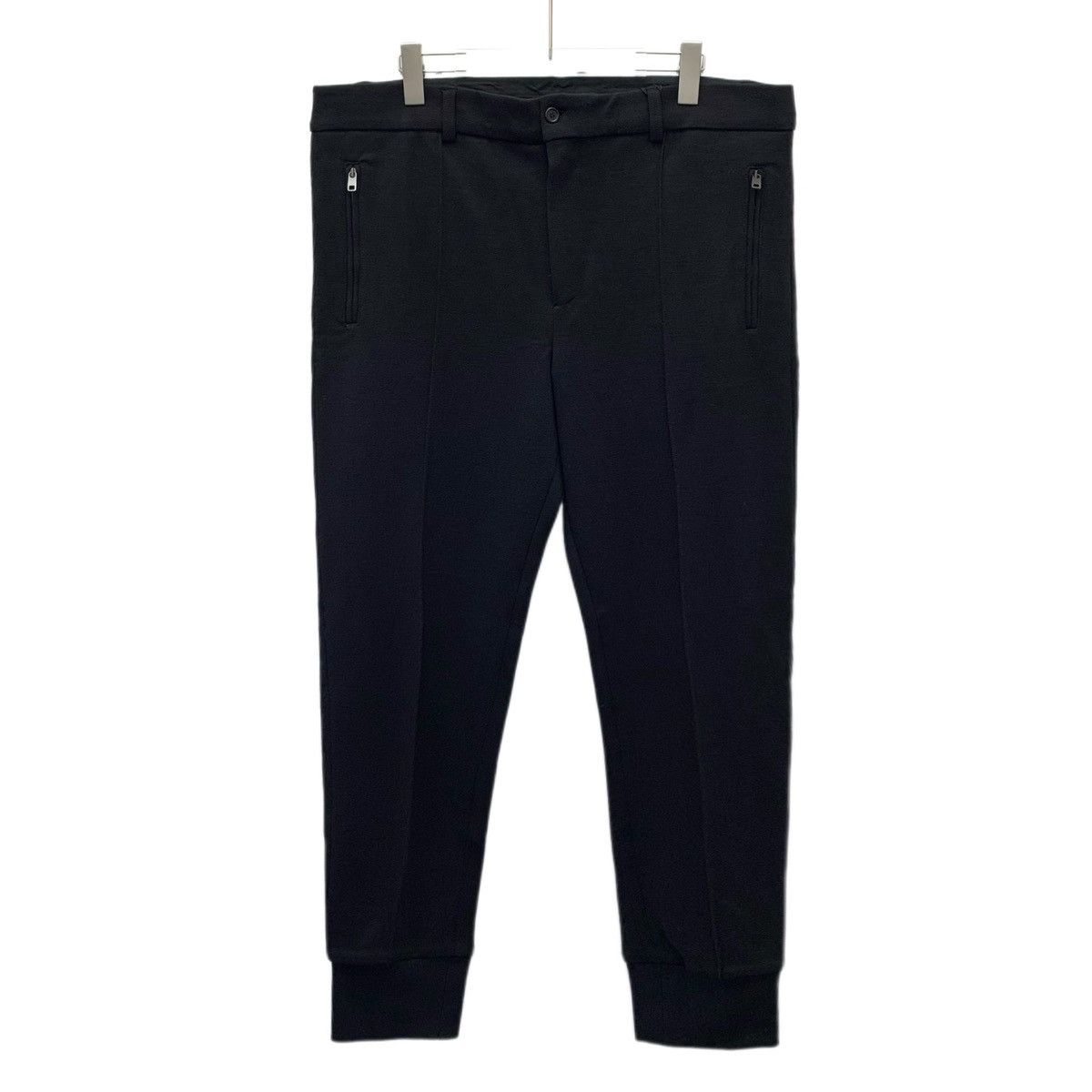 Dolce & Gabbana Dolce & Gabbana Black Wool Casual Trousers K26WX Size US 38 / EU 54 - 1 Thumbnail