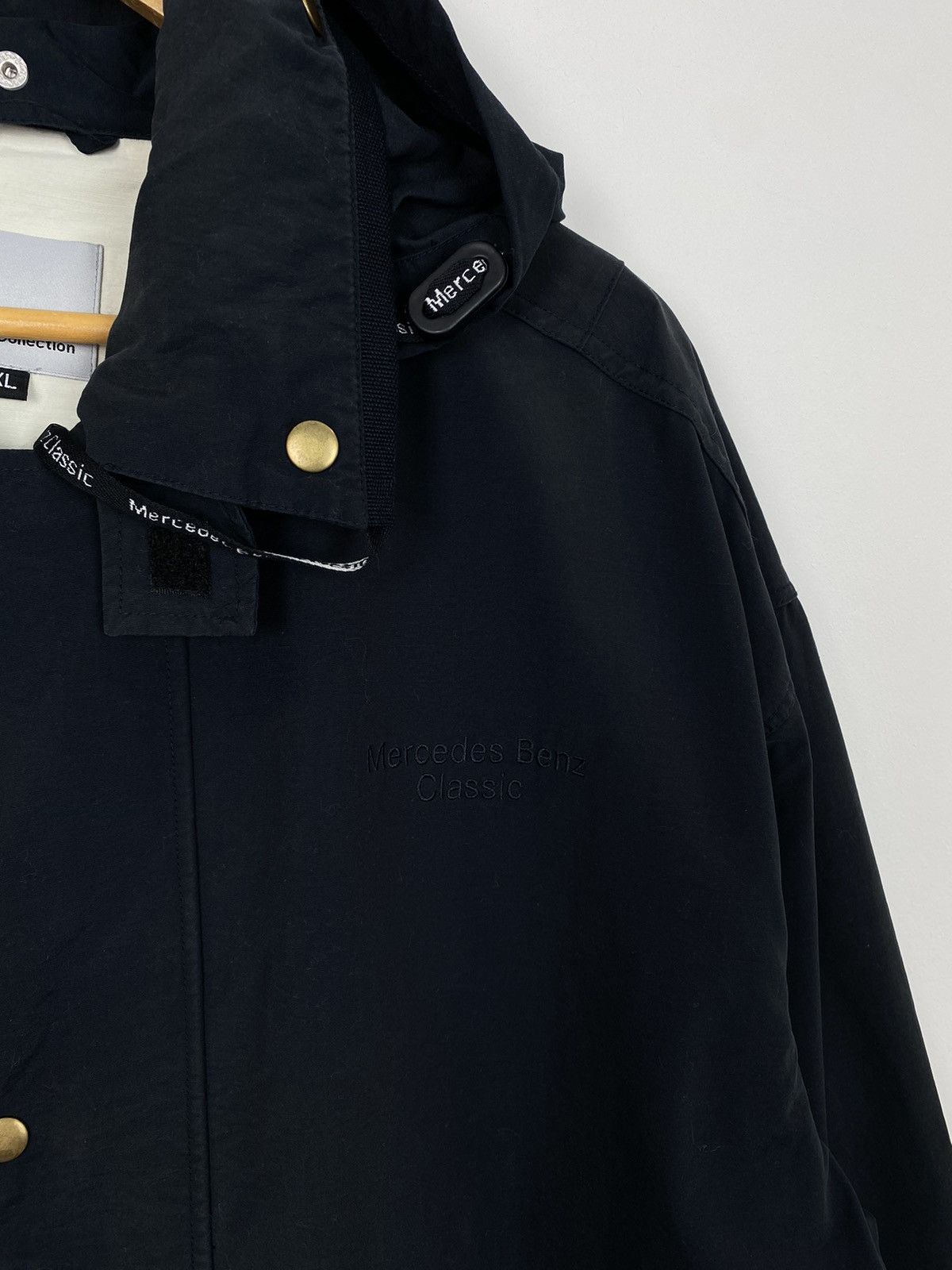 Mercedes-Benz Vintage Mercedes-Benz Classic Jacket Racing Black Top Rare Size US XL / EU 56 / 4 - 3 Thumbnail