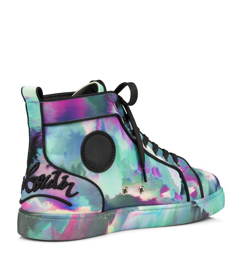 Christian Louboutin o1s1wg110924 Fun Louis Flat High Top Sneaker in Multicolor Size US 9 / EU 42 - 2 Thumbnail