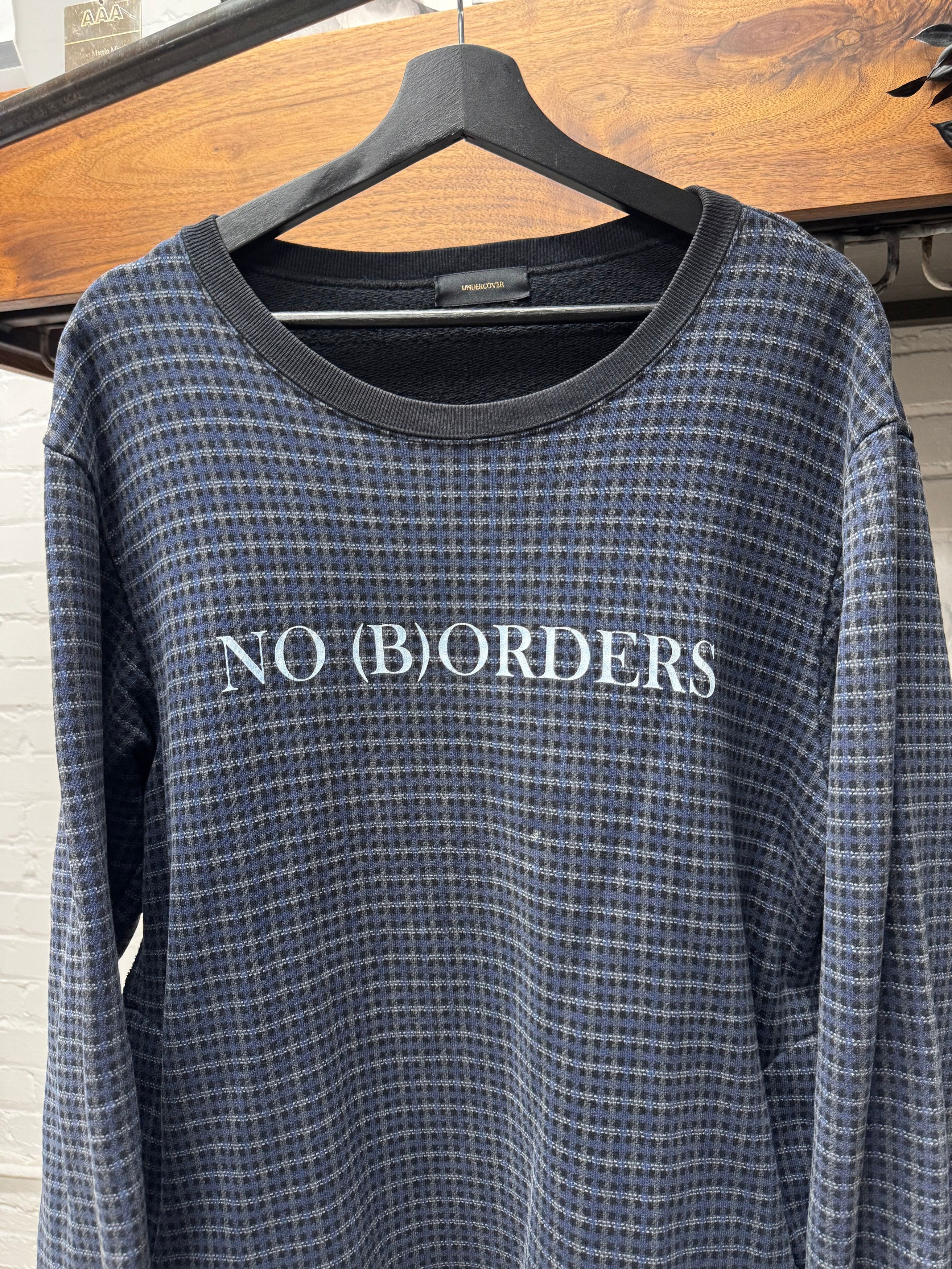 Undercover AW2015 Undercover ‘No Borders’ Plaid Crewneck Sweatshirt Size US L / EU 52-54 / 3 - 2 Thumbnail