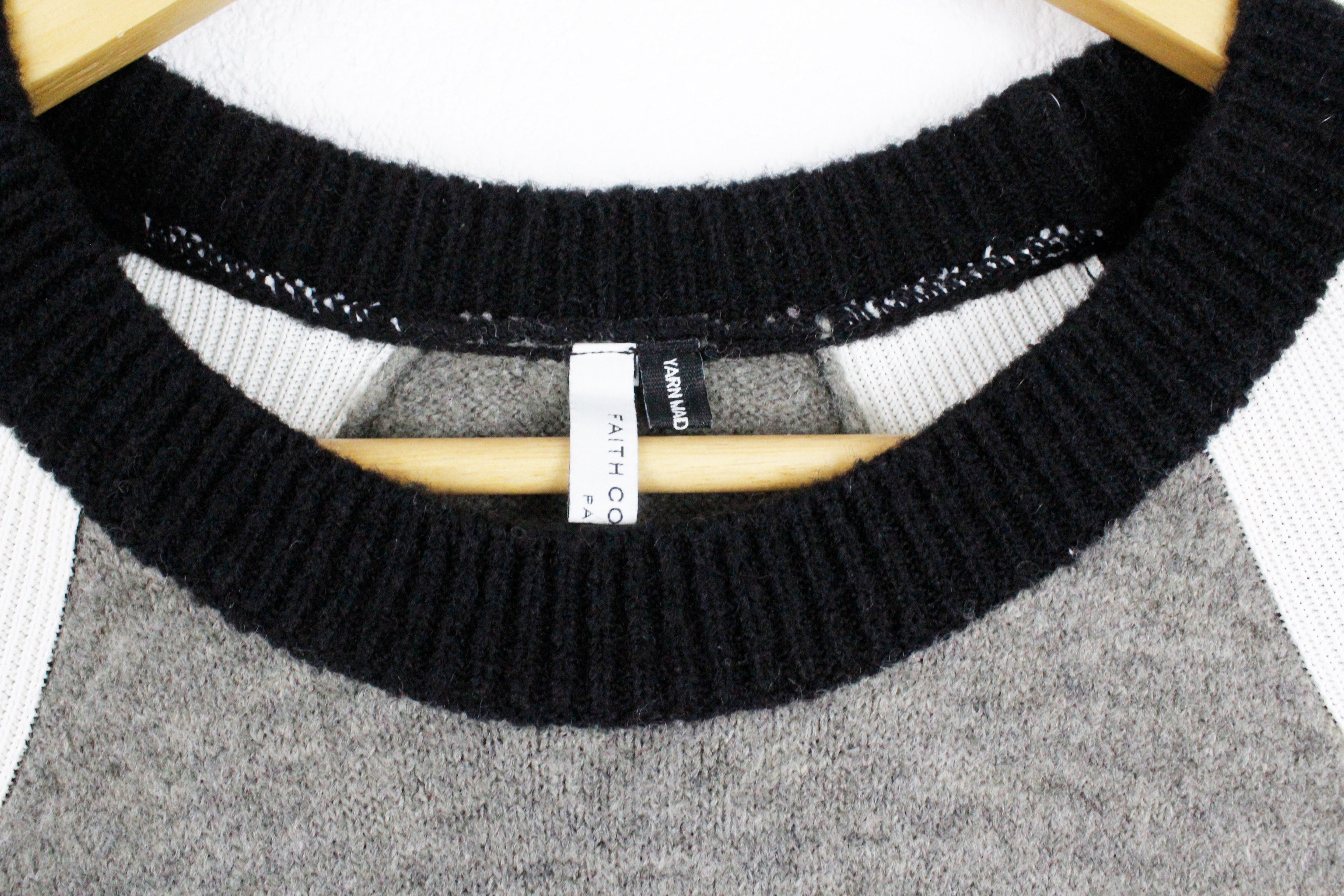 Faith Connexion Faith Connexion Block Color Wool Nylon Sweater Avant Garde Size US M / EU 48-50 / 2 - 3 Thumbnail