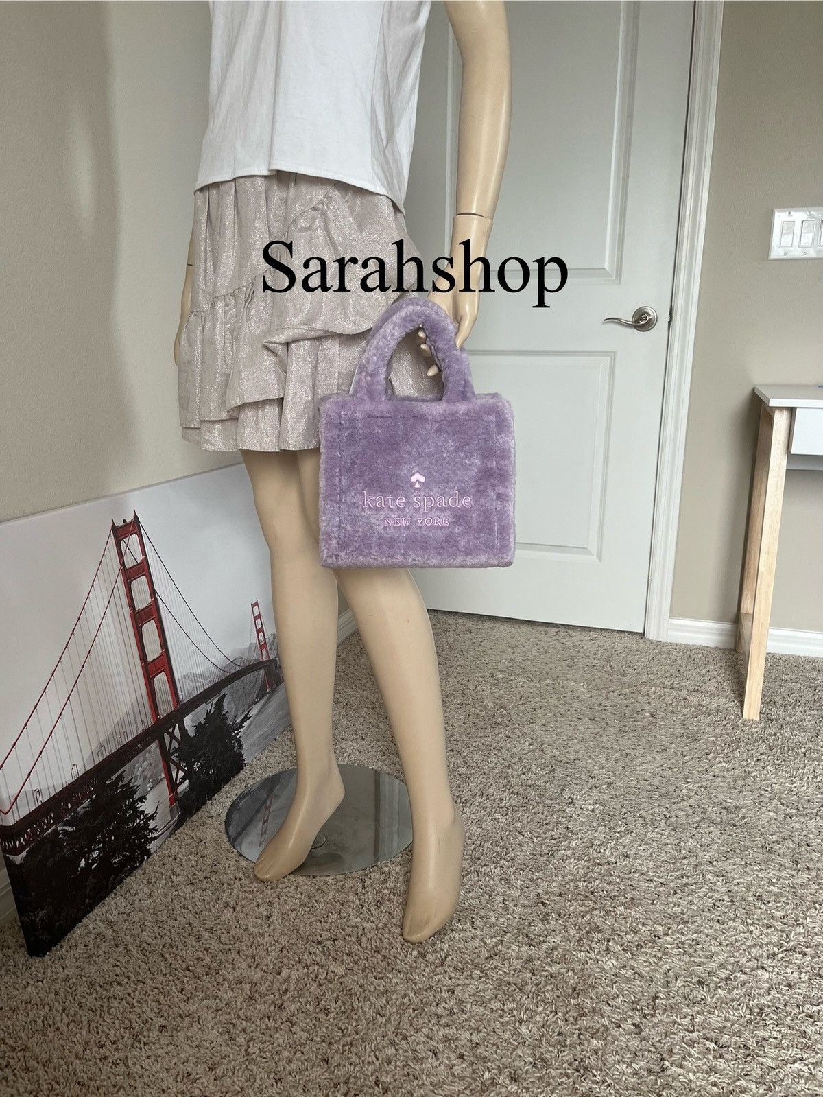 Kate Spade Kate Spade Ellie Faux Fur Small Tote Size ONE SIZE - 8 Thumbnail