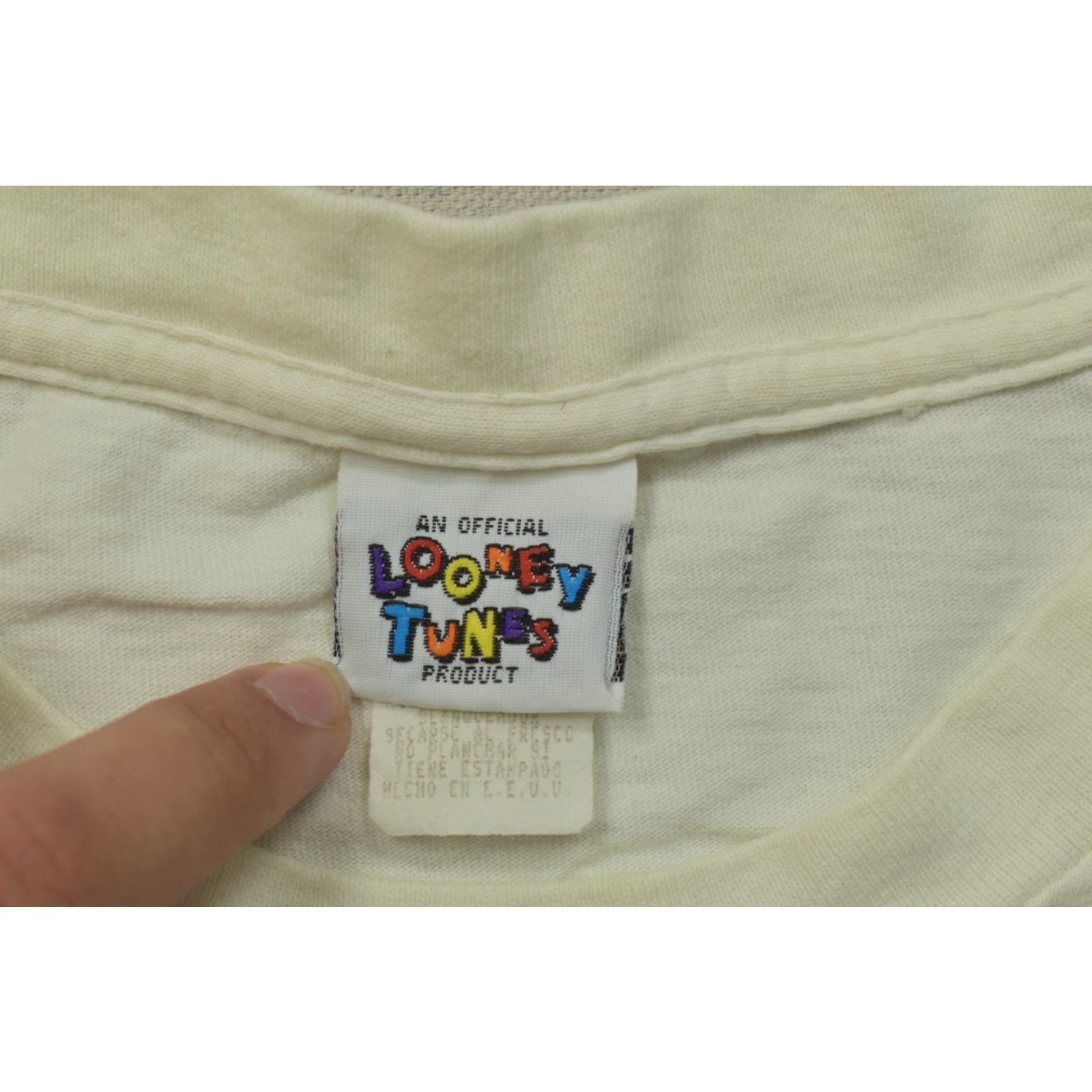 Vintage VINTAGE 1994 Looney Tunes Tweety Bird Body Tweety Graphic T-Shirt White One Size SS Size US M / EU 48-50 / 2 - 6 Thumbnail