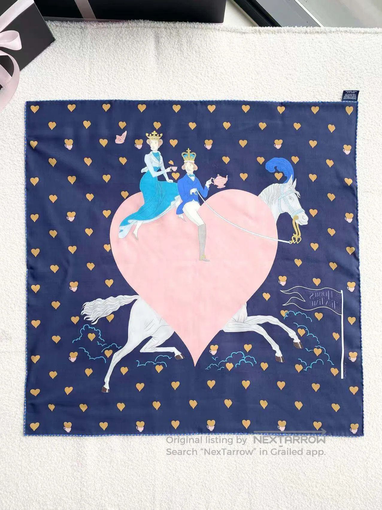 Hermes Hermes Love afternoon tea silk scarf| Size ONE SIZE - 3 Thumbnail