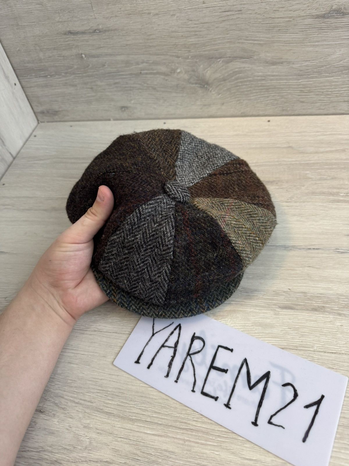 Harris Tweed Harris Tweed cap hat Size ONE SIZE - 2 Thumbnail