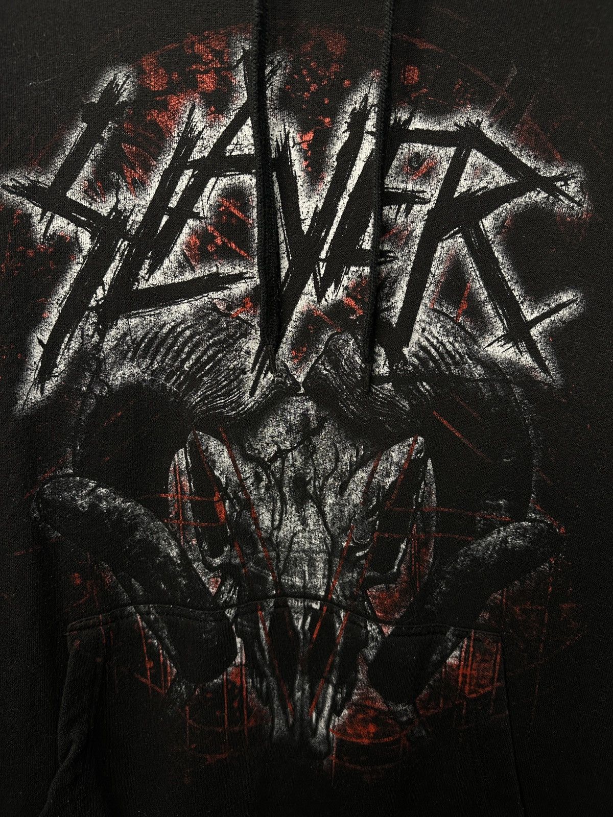 Band Tees Rare Vintage Hoodie Slayer two big logo Anarchy Size US L / EU 52-54 / 3 - 3 Thumbnail