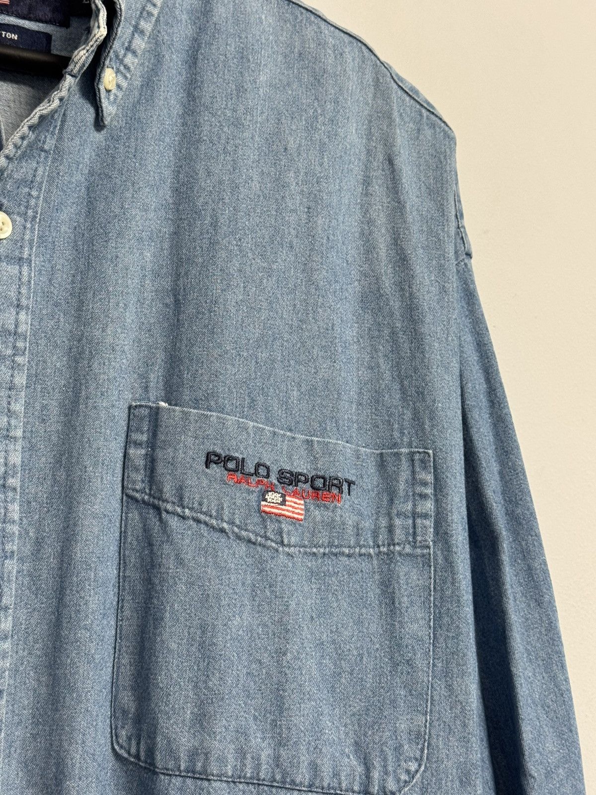 Polo Ralph Lauren Polo Ralph Lauren Sport Button Up Shirt Size US L / EU 52-54 / 3 - 5 Thumbnail
