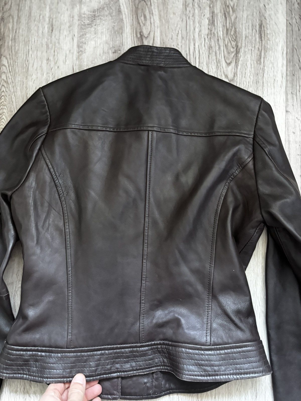 New Look Vintage Y2k old label new look brown leather jacket Size M / US 6-8 / IT 42-44 - 17 Thumbnail