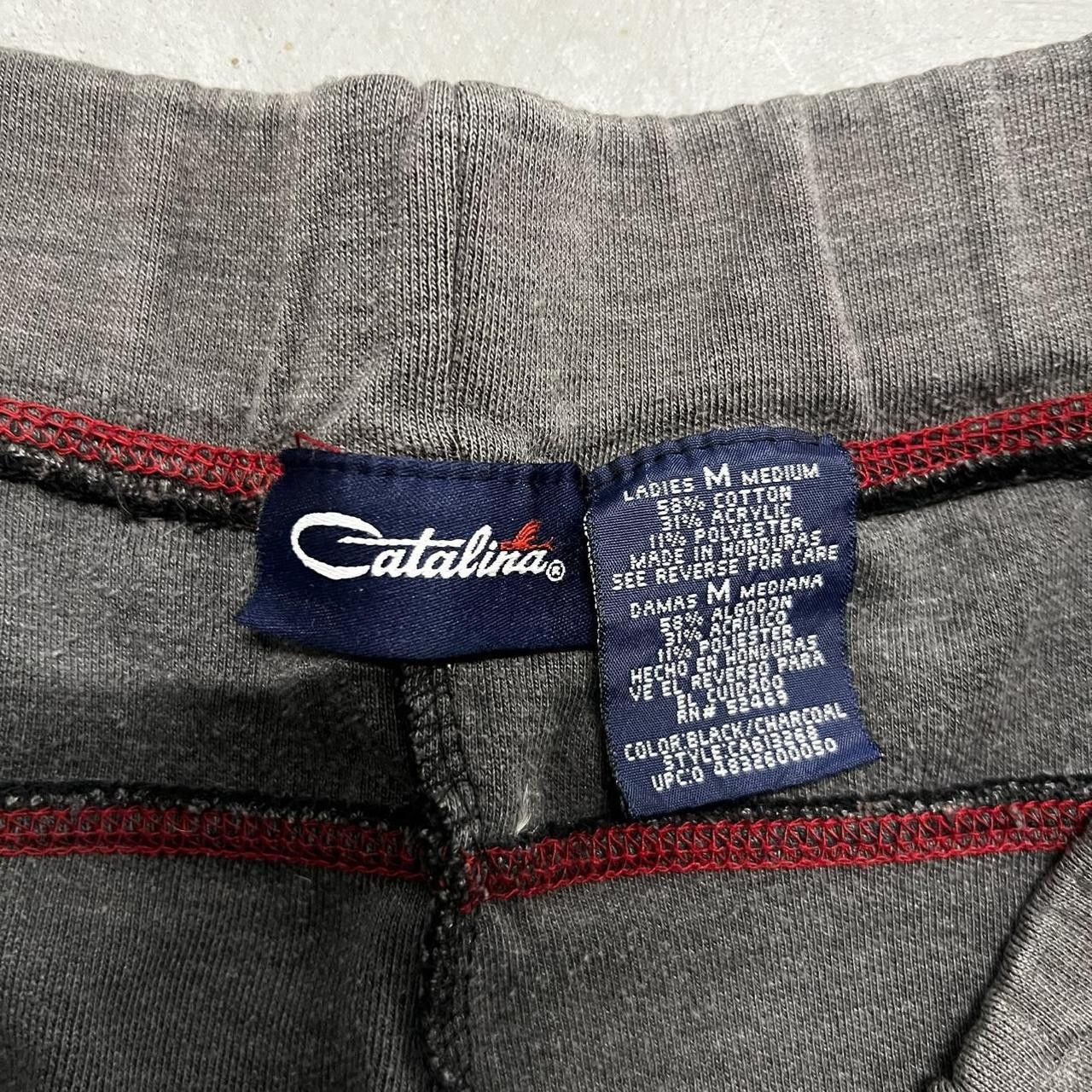 Vintage Vintage Y2K/2000s Baggy Fit Black Sweatpants with red Accents! Size US 38 / EU 54 - 7 Thumbnail
