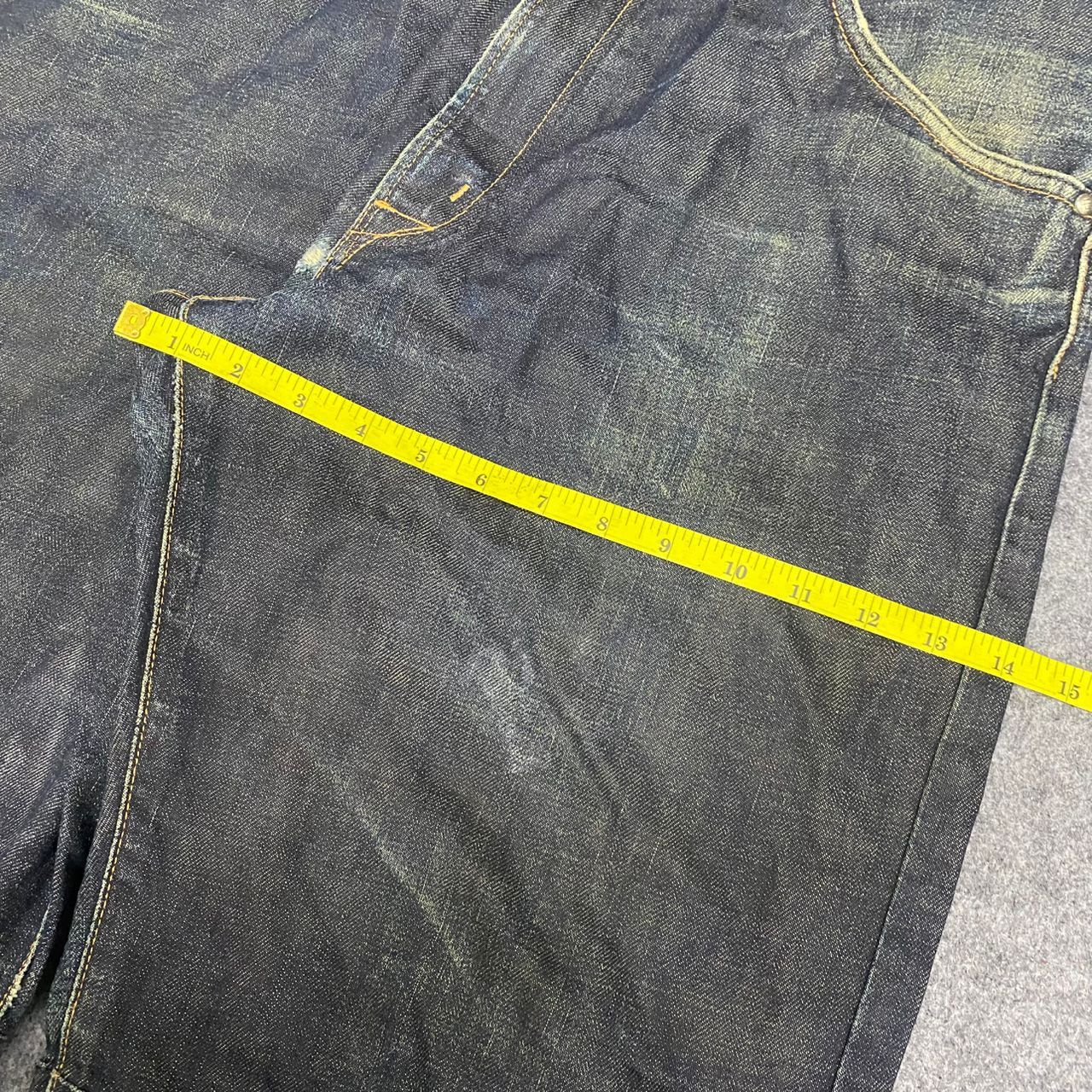 Edwin Vintage Edwin Baggy Distressed Denim Size US 35 - 6 Thumbnail
