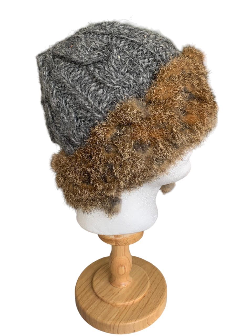 14th Addiction × Japanese Brand × Le Grande Bleu (L.G.B.) Punk Style Knitted Fur Beanie Hat Size ONE SIZE - 9 Thumbnail
