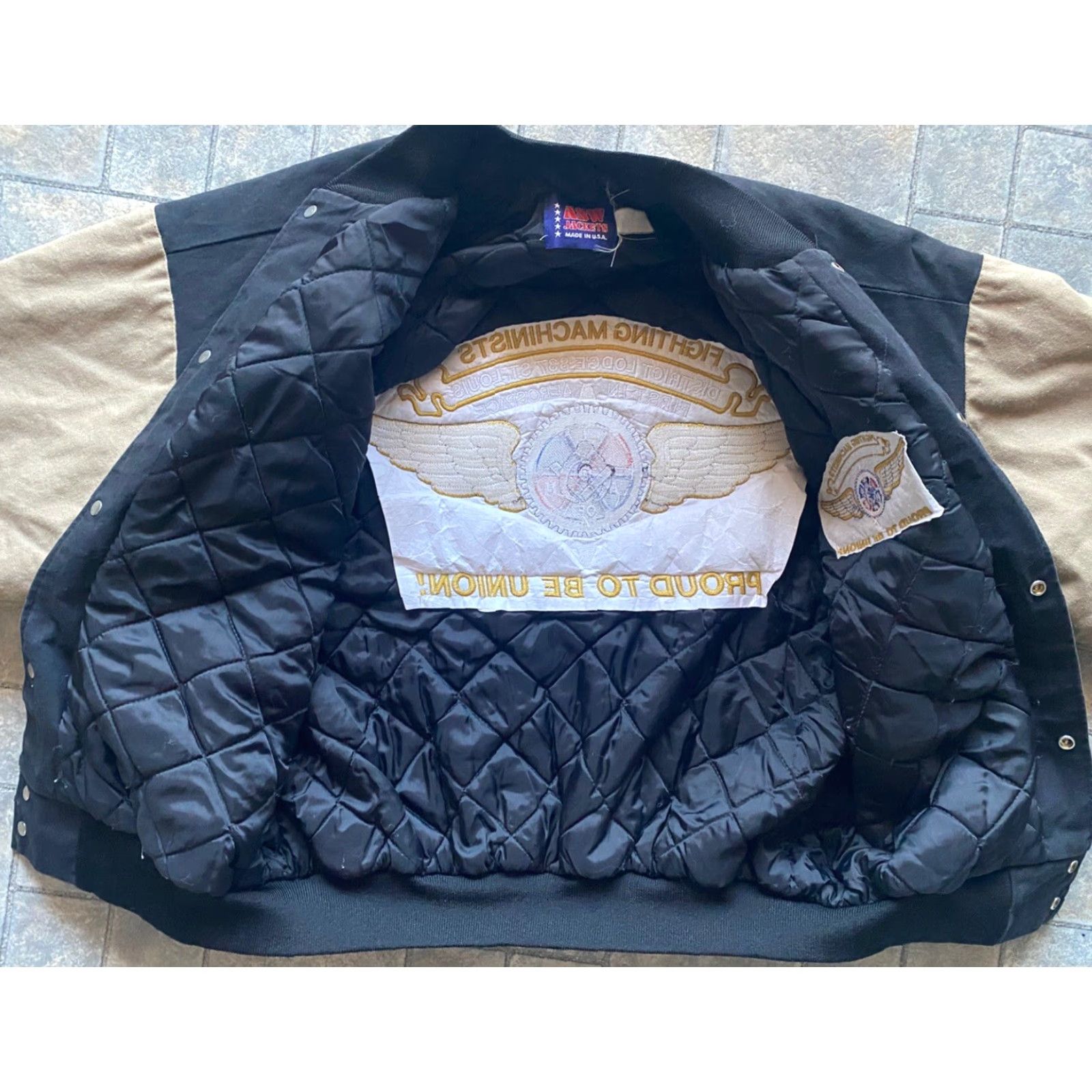 Vintage VINTAGE ASW Jackets Made In USA Mens Medium Fighting Machinists Union Aerospace Jacket Shirt? Size US M / EU 48-50 / 2 - 2 Thumbnail