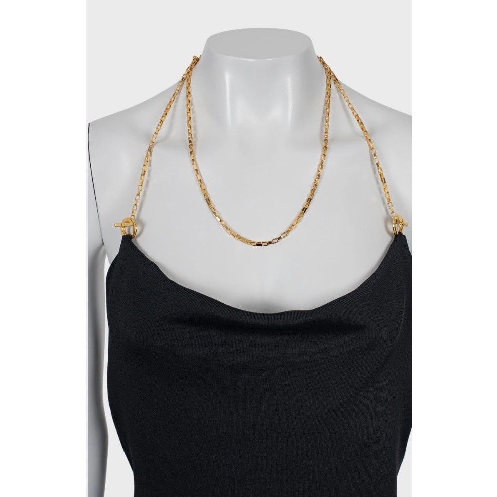 Bottega Veneta Bottega Veneta Black Maxi Dress Sz.38 Size XS / US 0-2 / IT 36-38 - 4 Thumbnail
