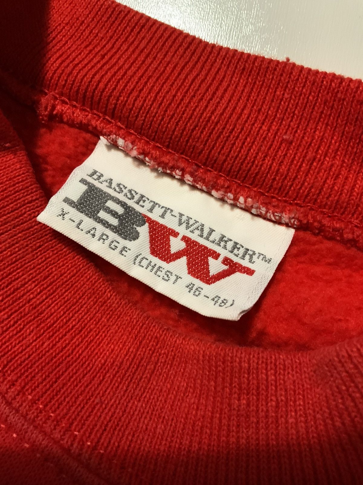 Vintage Vintage 80s Bassett Walker Huntington School Fox Sweatshirt Size US XL / EU 56 / 4 - 6 Thumbnail